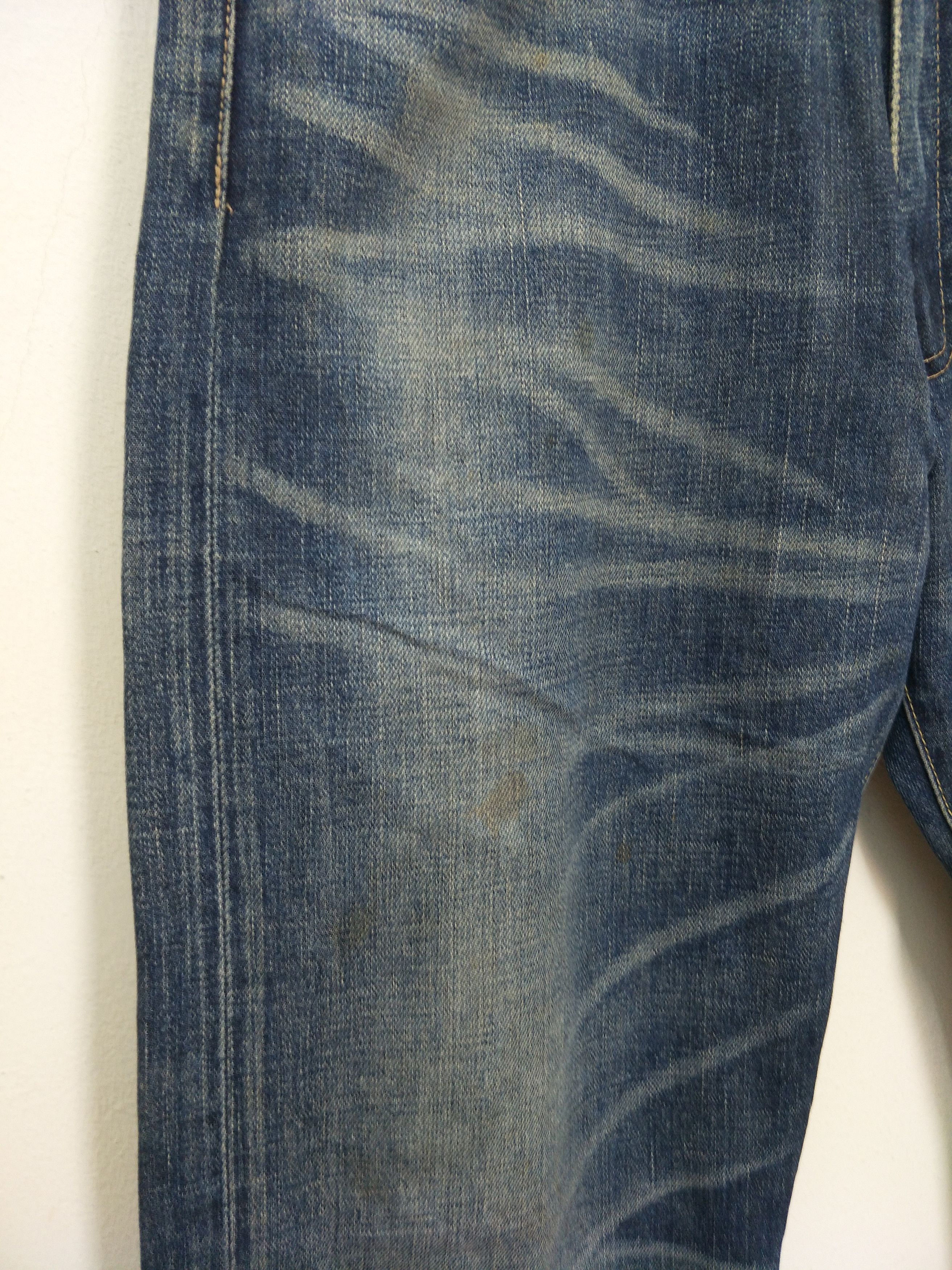 Bape Bathing Ape Bape Head Embroidery Faded Denim Size US 34 / EU 50 - 10 Thumbnail