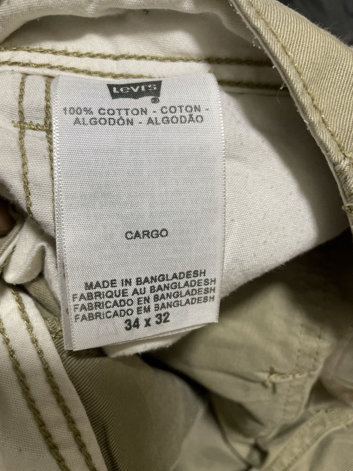 Levi's × Levi's Vintage Clothing × Vintage Levis Cargo Pants Loose Straight Size US 34 / EU 50 - 8 Thumbnail