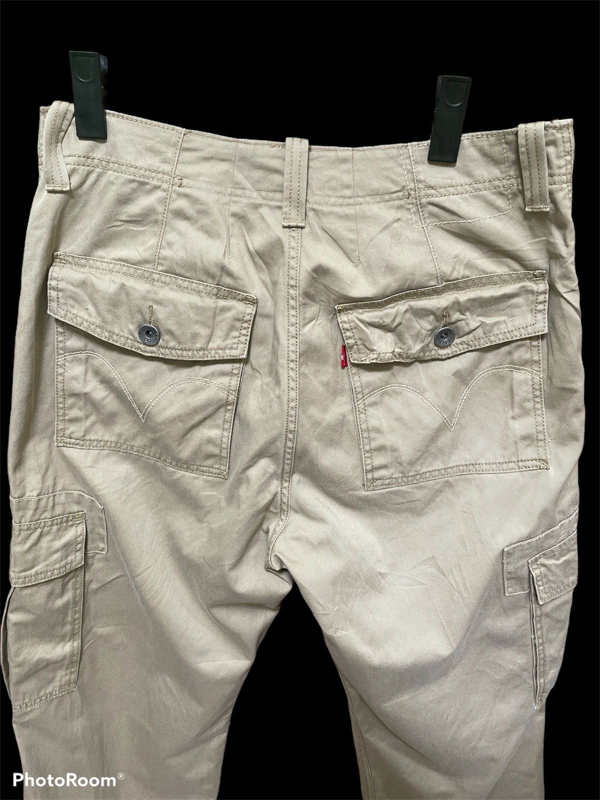 Levi's × Levi's Vintage Clothing × Vintage Levis Cargo Pants Loose Straight Size US 34 / EU 50 - 4 Thumbnail