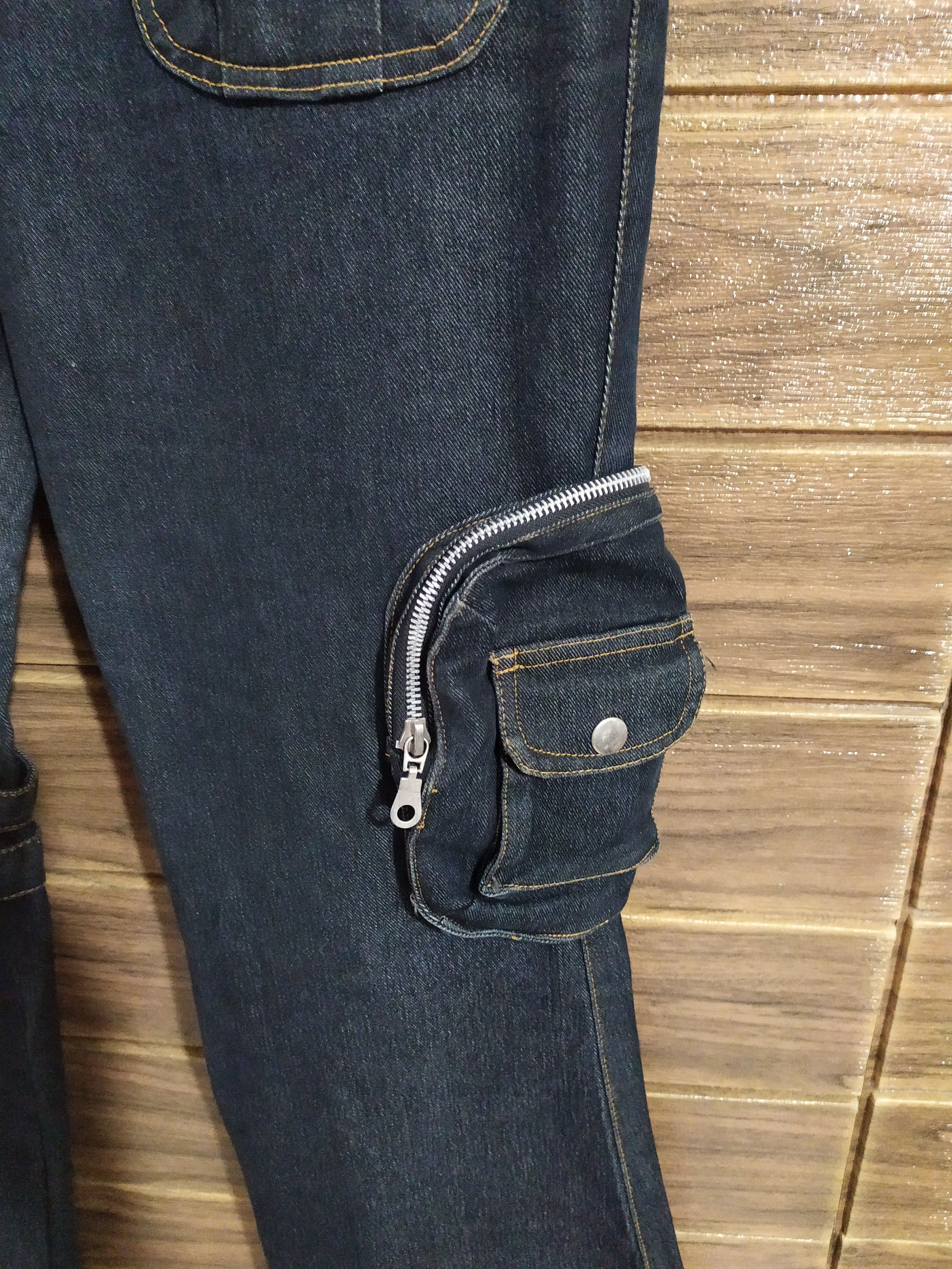 Japanese Brand Ruilida Bondage Cargo Tactical Multipocket bootcut Pants Size US 28 / EU 44 - 4 Thumbnail