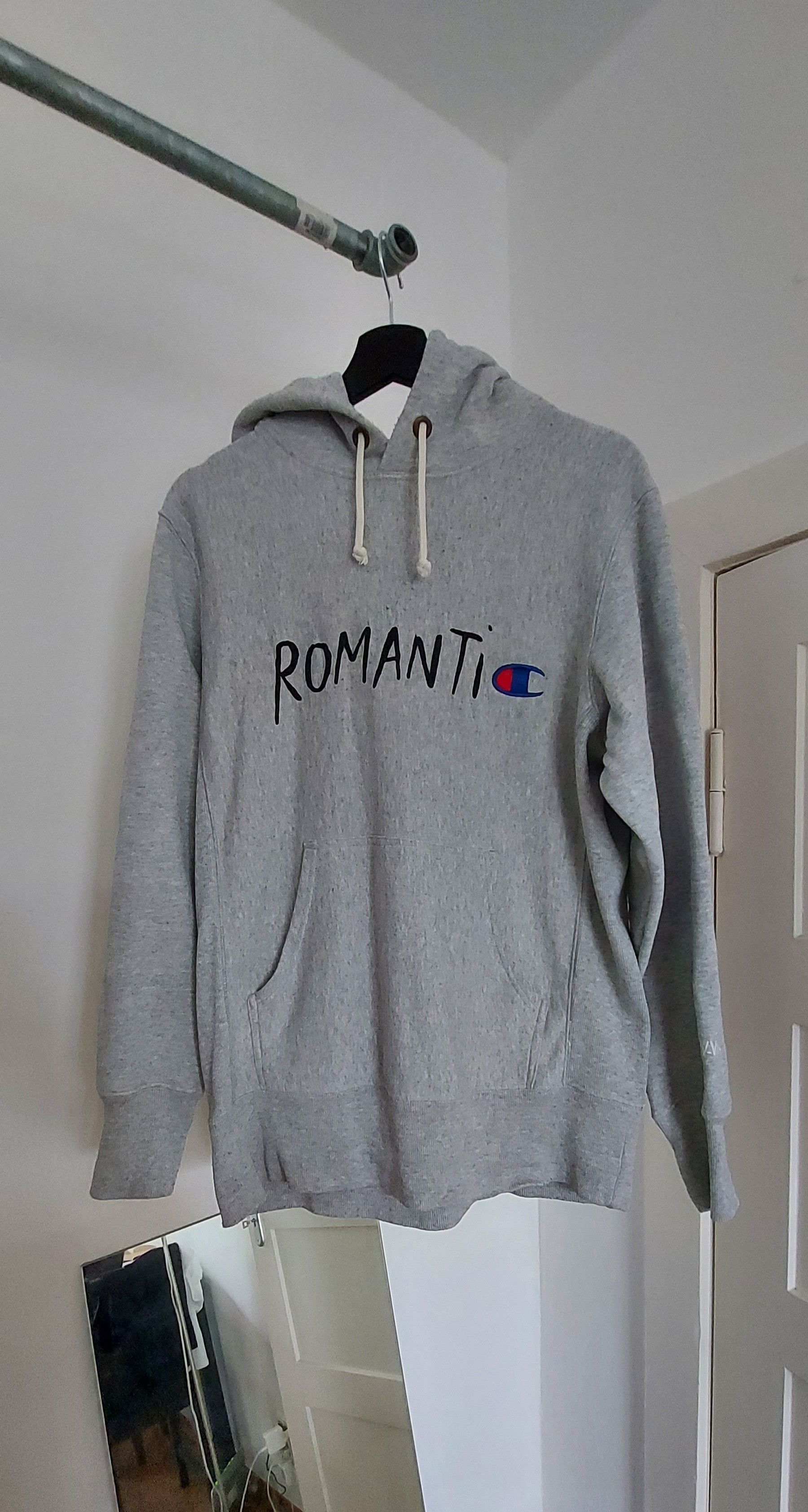 Champion Wood Wood Champion x wood wood RomantiC hoodie Grailed