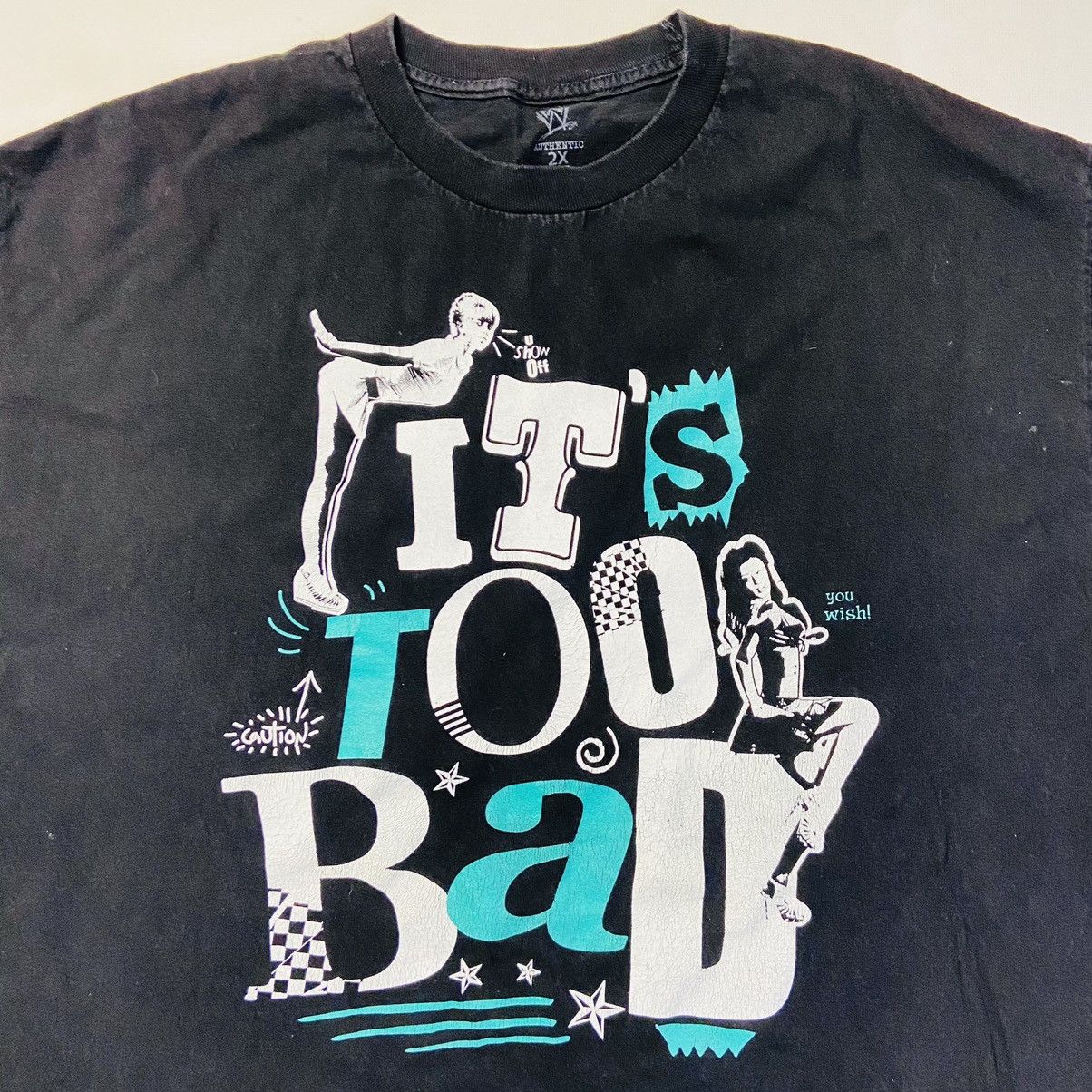 Vintage WWE DOLPH ZIGGLER Y2K RARE FADED TEE - № 577 Size US XL / EU 56 / 4 - 3 Thumbnail