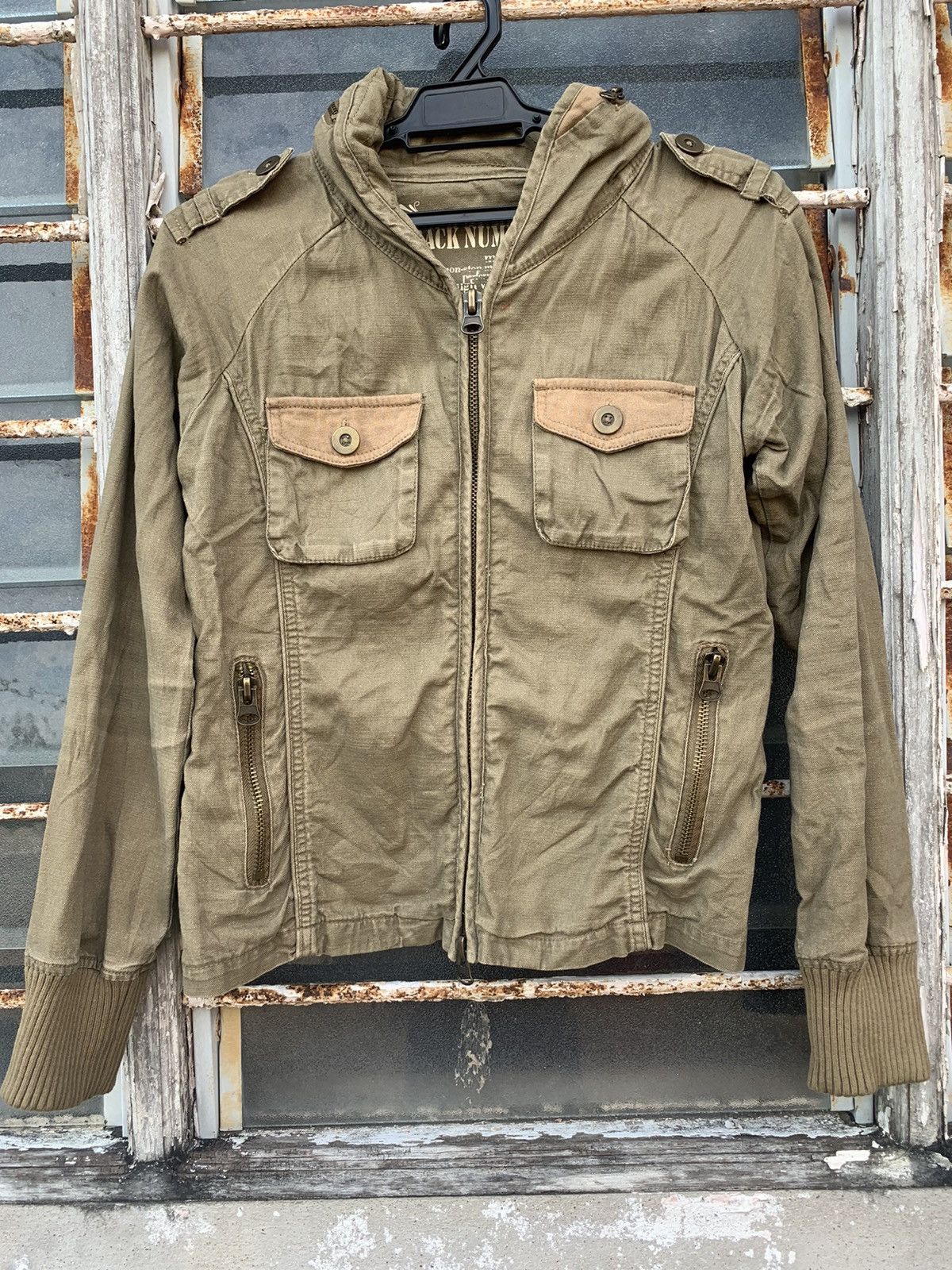 Military Vintage BACK NUMBER Military Jacket Hoodie | Grailed