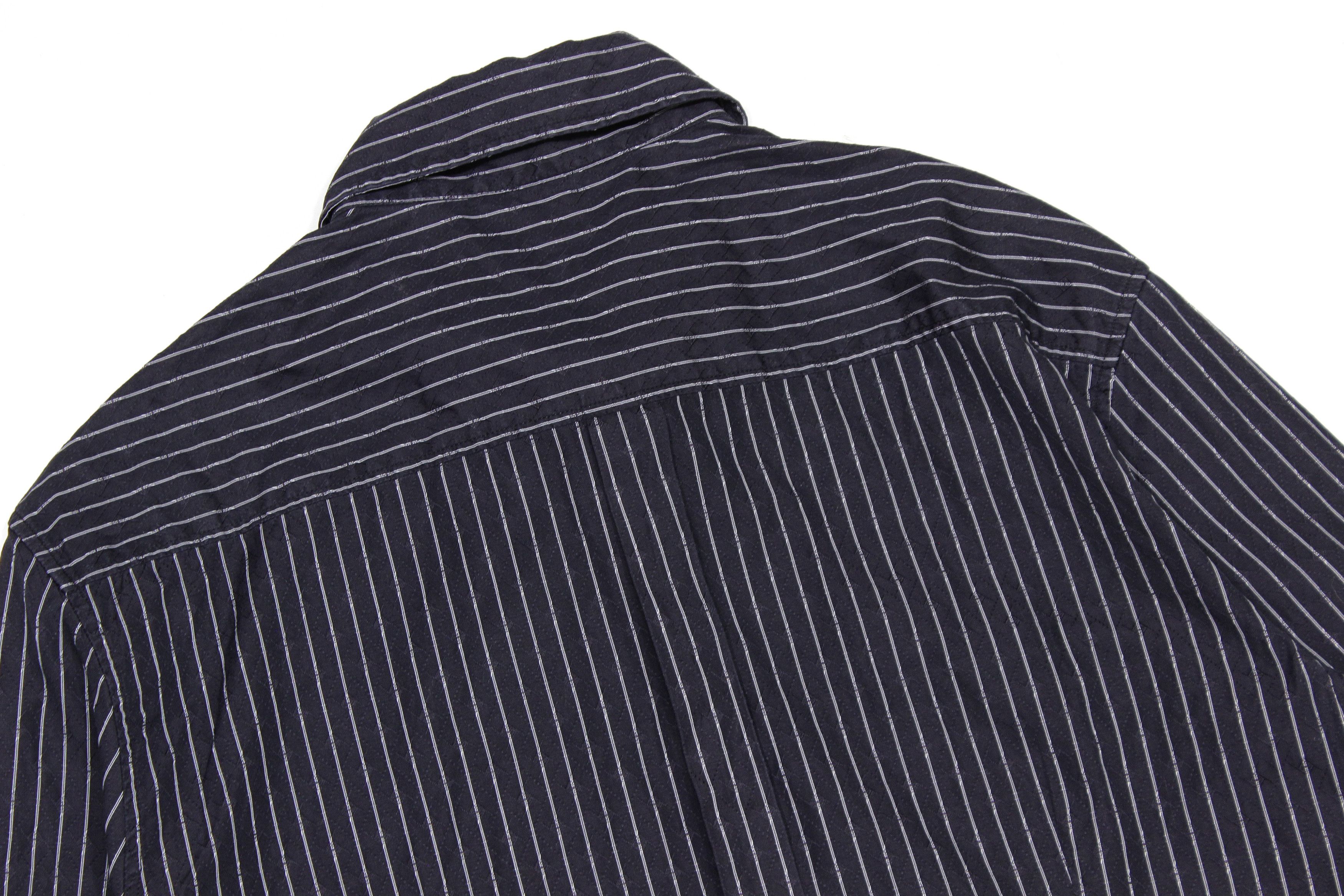 Versace VJC Logo Striped Shirt Vintage Size US XL / EU 56 / 4 - 4 Thumbnail