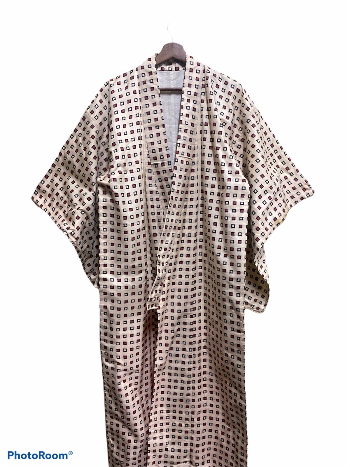 Japanese Brand Vintage 90s kimono cardigan jacket K6 Size US L / EU 52-54 / 3 - 1 Thumbnail