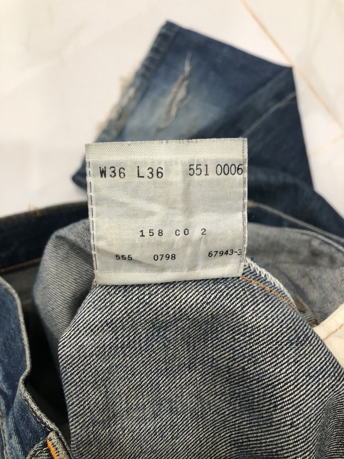 Distressed Denim × Levi