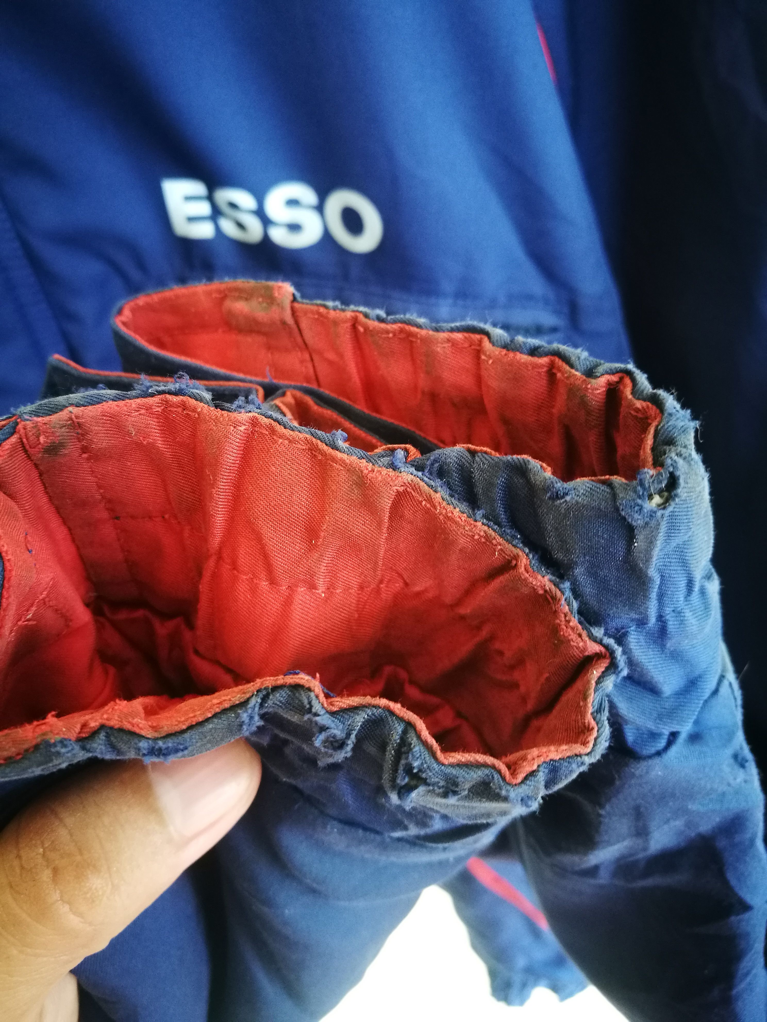 Vintage Distressed ESSO Jacket