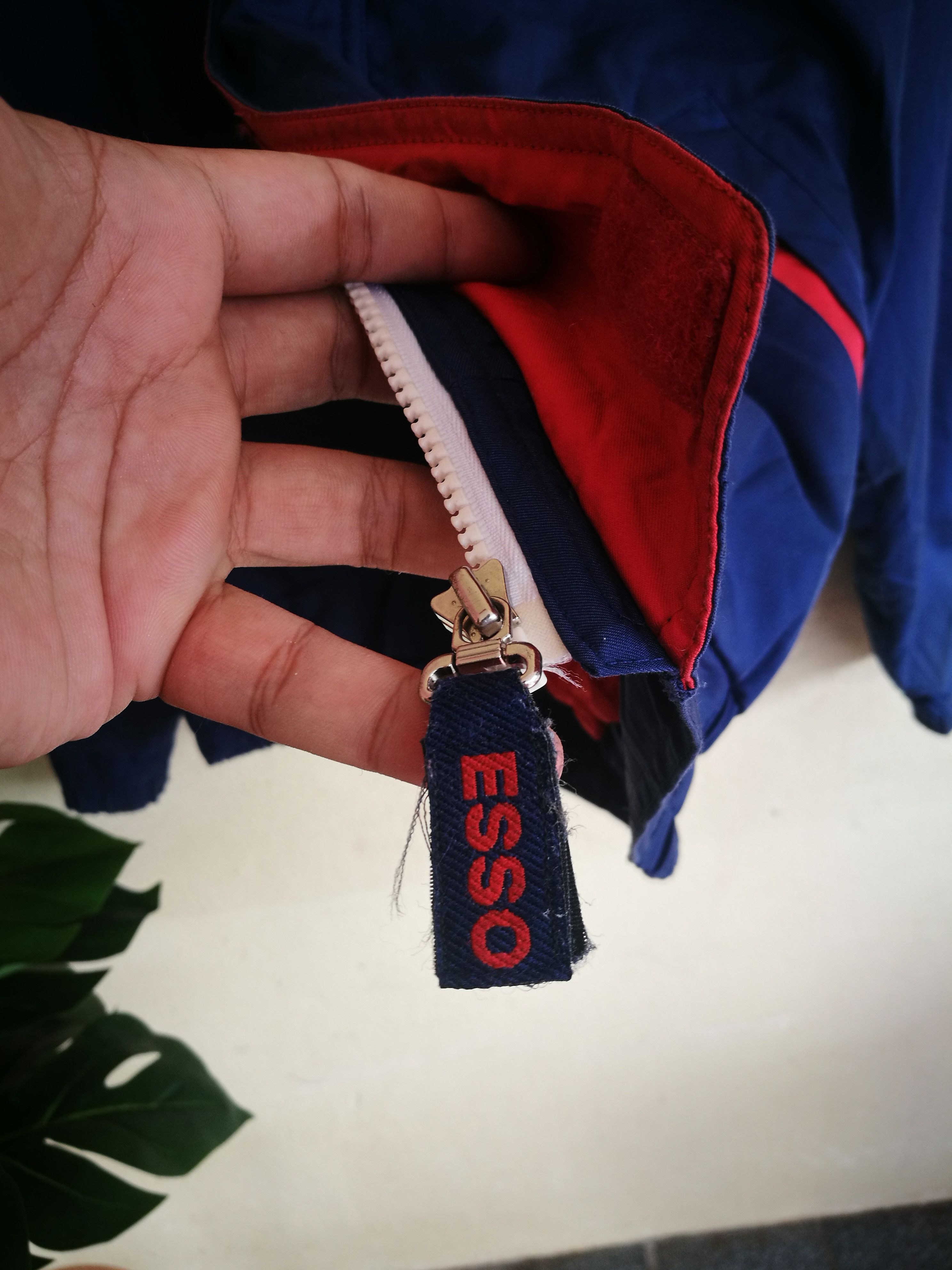 Vintage Distressed ESSO Jacket