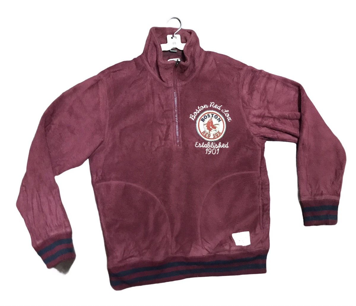 MLB × Uniqlo Mlb Boston x Uniqlo half zipper fleece Size US L / EU 52-54 / 3 - 7 Thumbnail