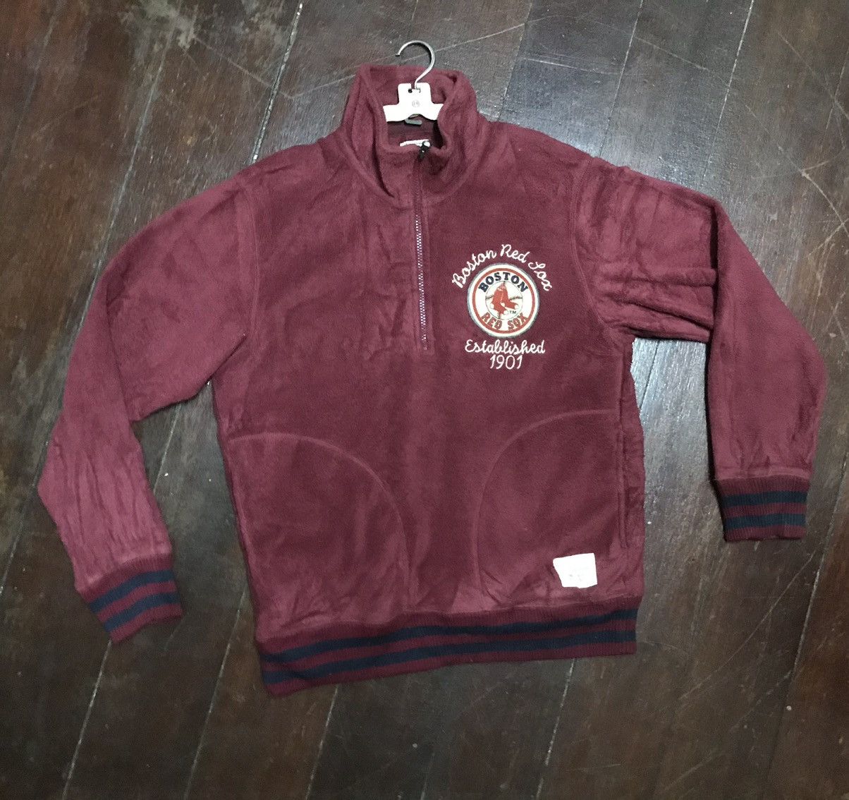MLB × Uniqlo Mlb Boston x Uniqlo half zipper fleece Size US L / EU 52-54 / 3 - 1 Thumbnail