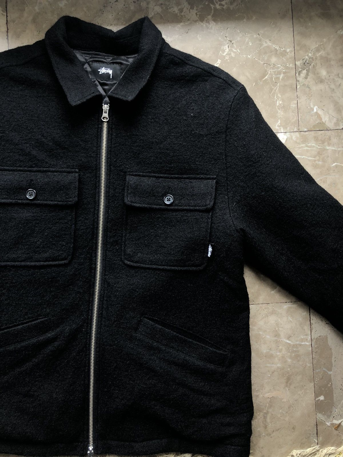 Patta x Stussy Zip Work Jacket (Black) – Patta US