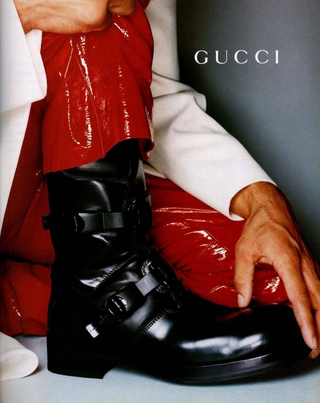 Gucci motorcycle boots shop