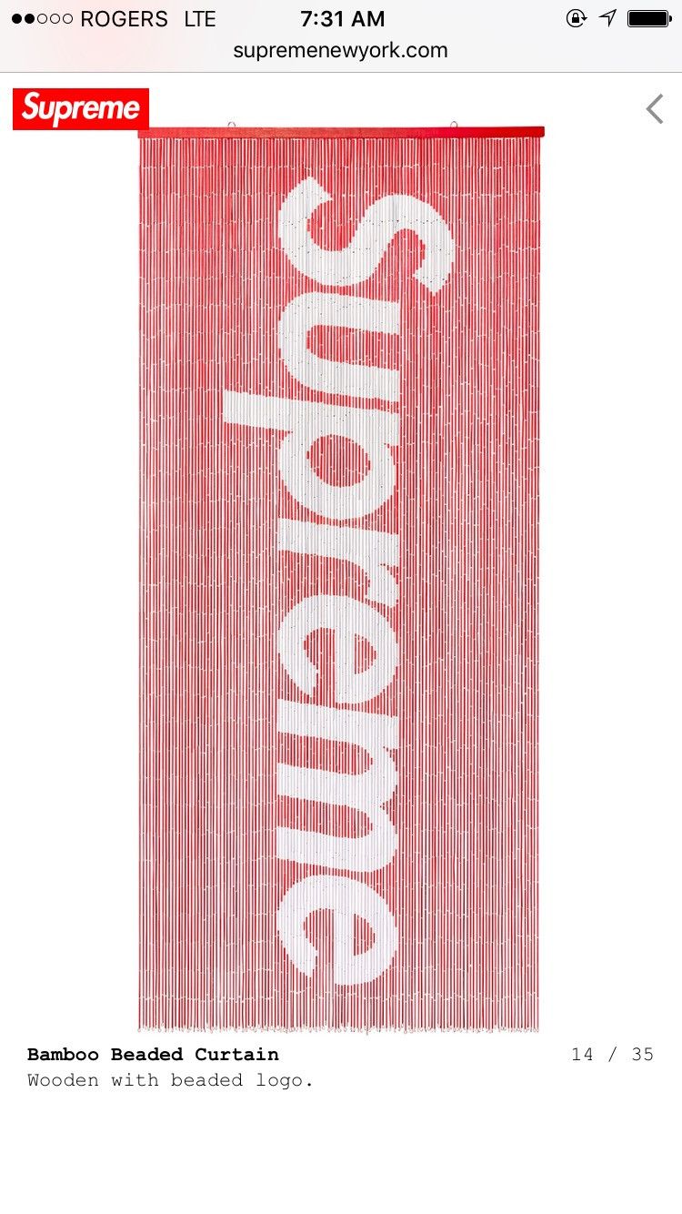 Supreme Bamboo Curtain | Grailed