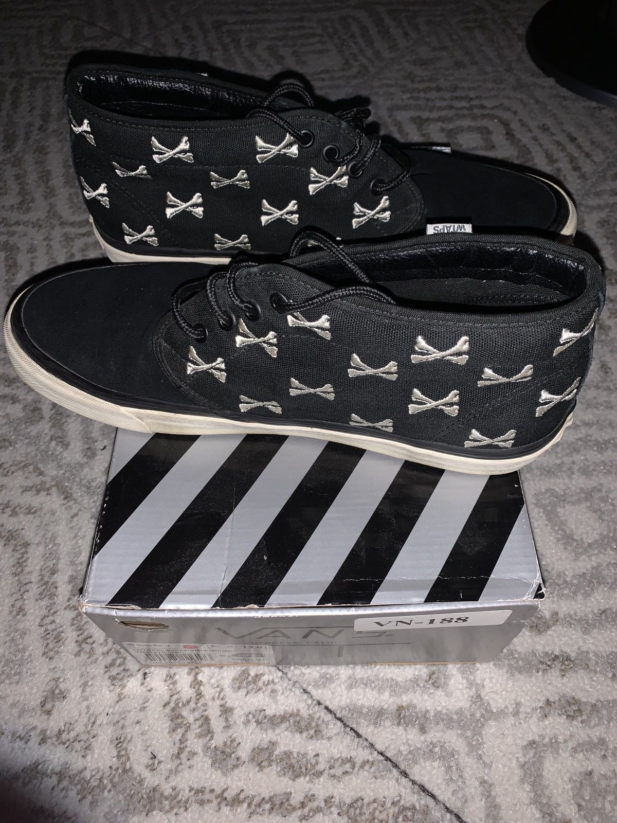 VANS CHUKKA BOOT CA サークルロゴWTAPS BLACK VN0A4U3GBMDVansOGChukkaLXWTAPS
