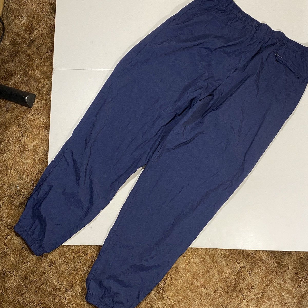 Nike × Vintage Vintage Navy Blue Nike Track Pants Size US 34 / EU 50 - 4 Thumbnail