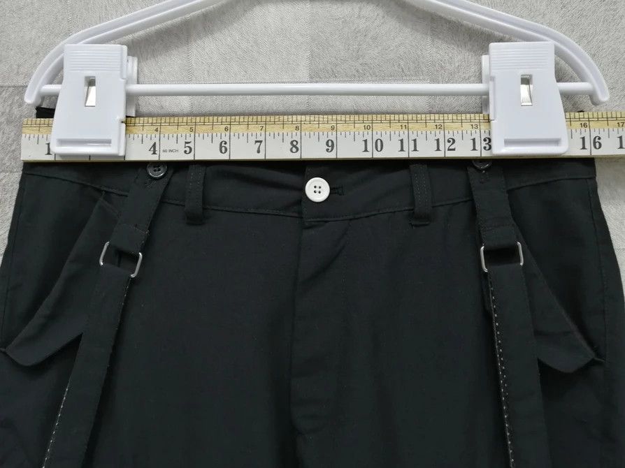 Japanese Brand RAGOUT Punk Gothic Suspenders Short Pants Size US 32 / EU 48 - 9 Thumbnail