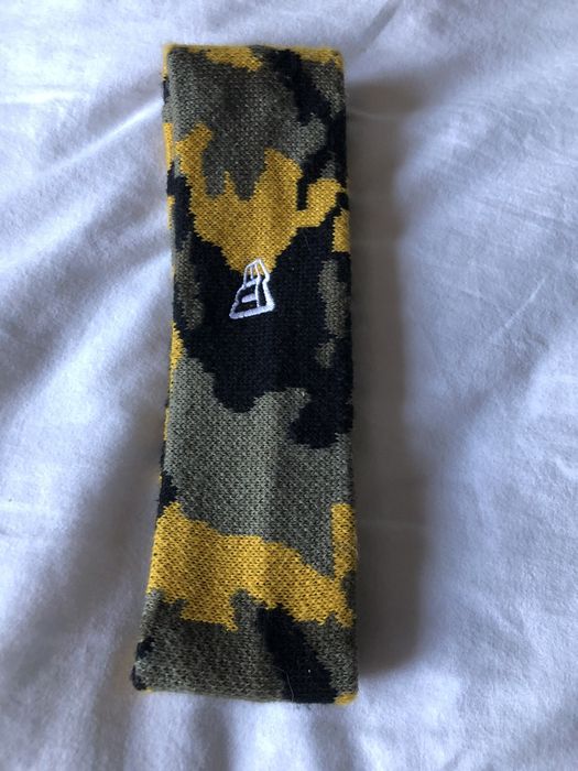 Supreme yellow hotsell camo headband