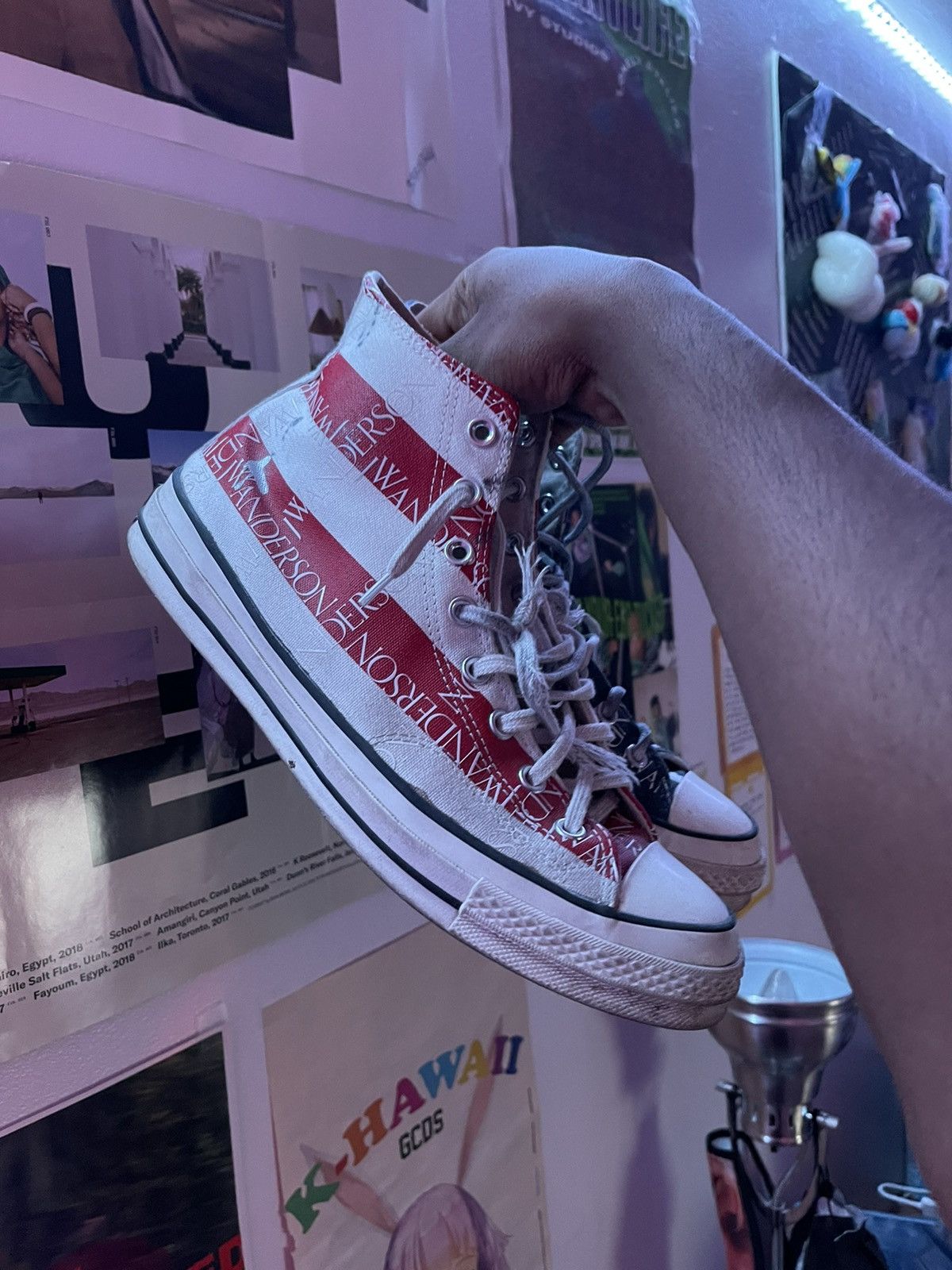 Converse jw anderson flag online