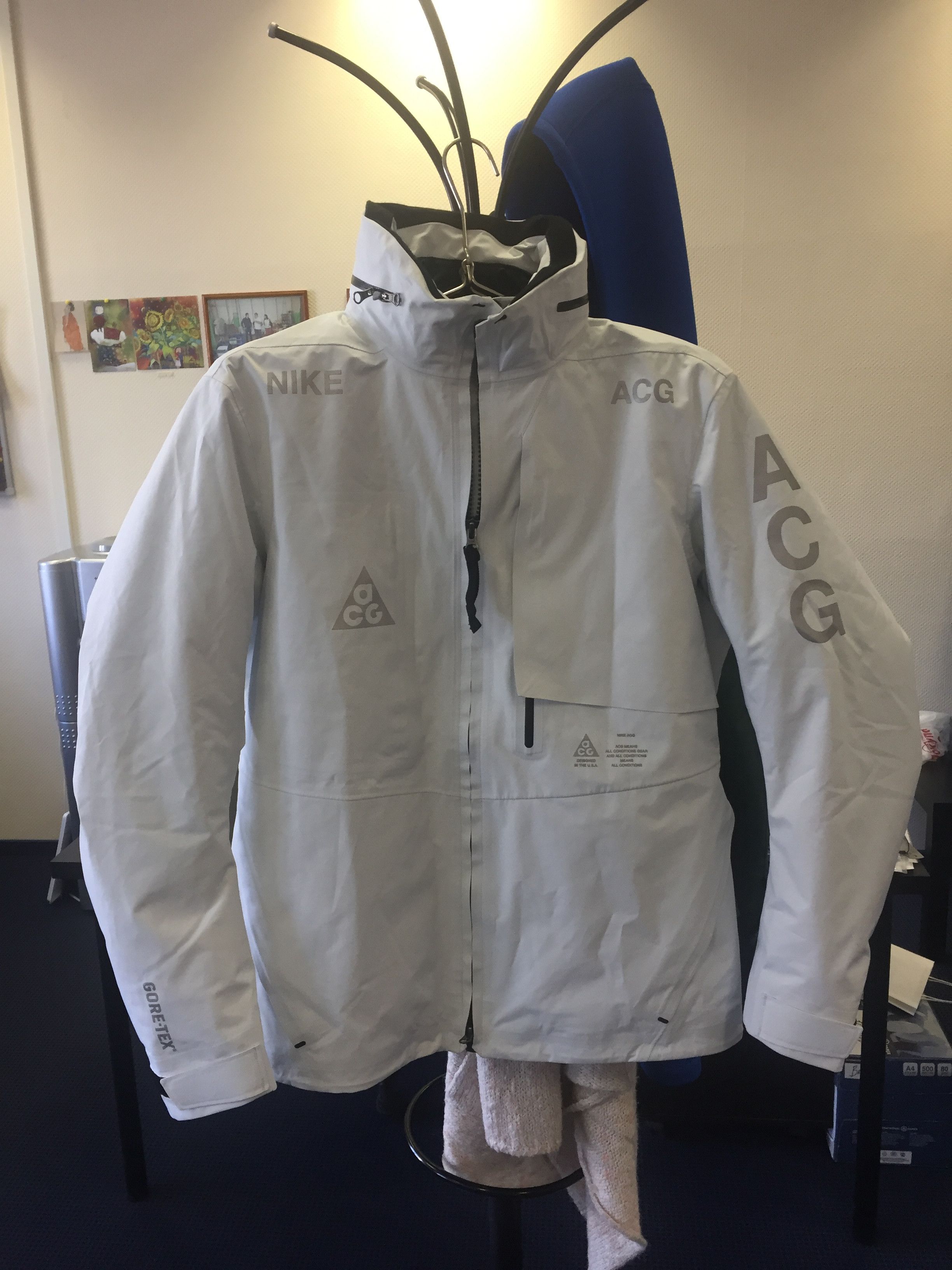 Nikelab acg 2 in best sale 1 system jacket white