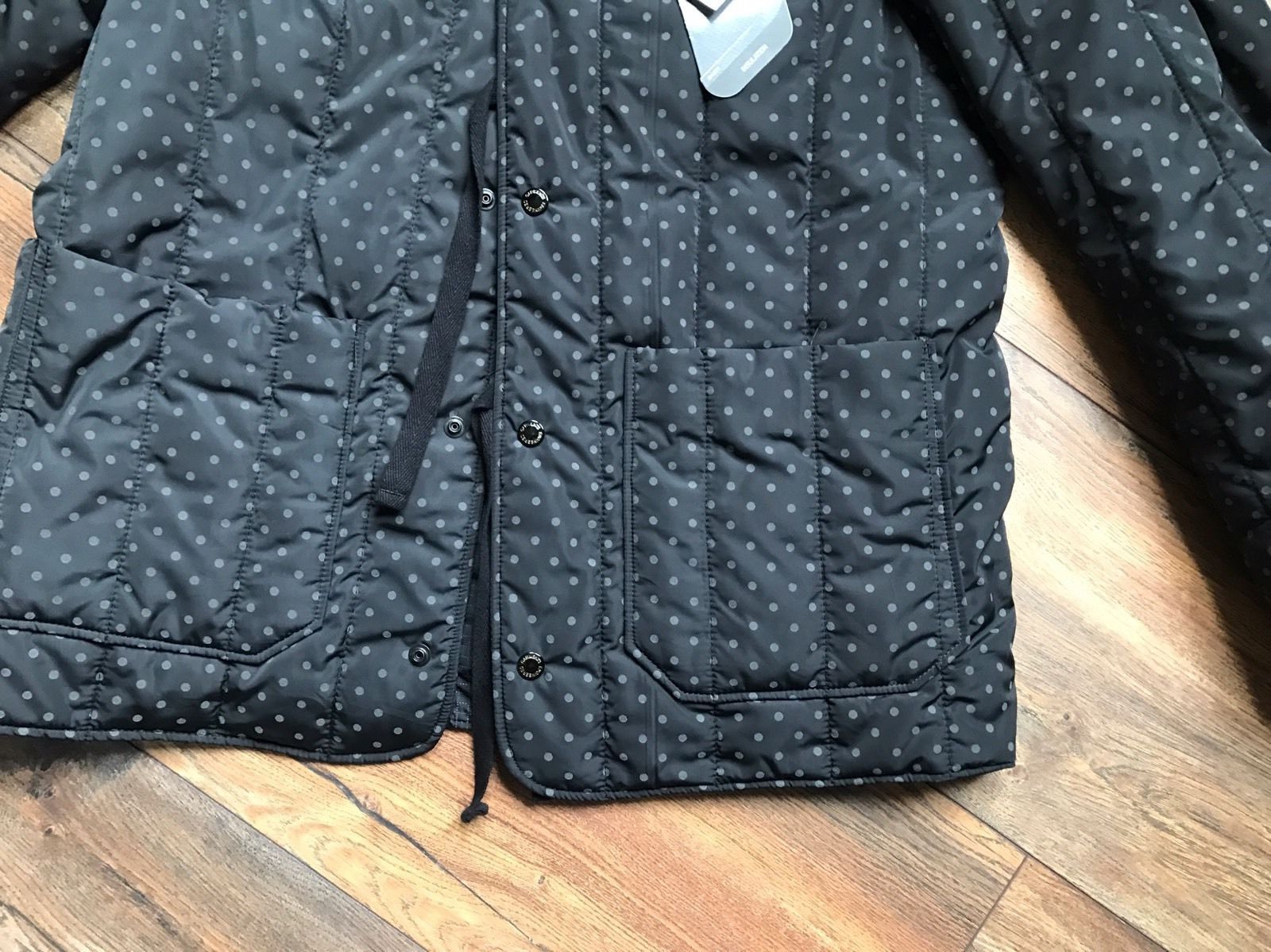 ジャケット・アウター Liner Jacket  Black Polka Dot Microfiber Liner Jacket Black Polka Dot Microfiber