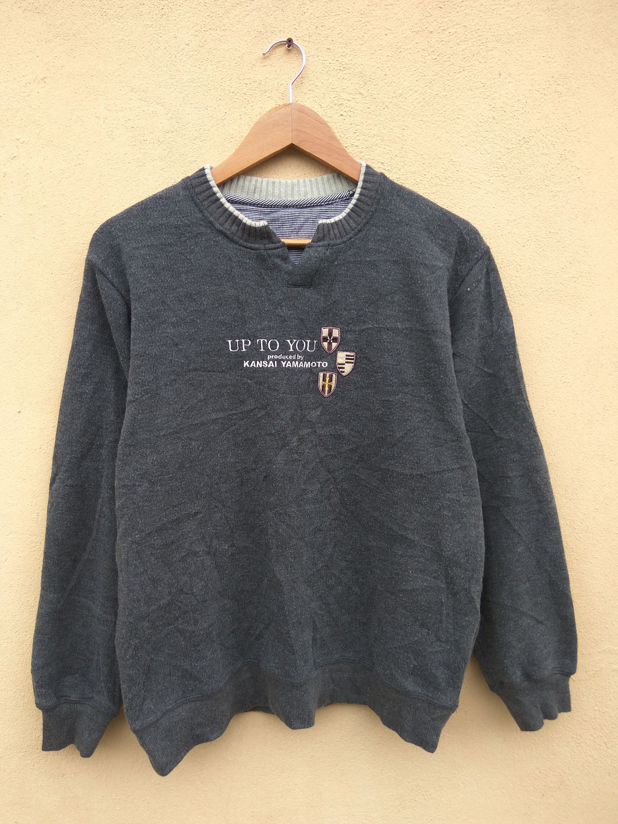 Kansai Yamamoto Kansai Yamamoto sweatshirt Henley neck Size US L / EU 52-54 / 3 - 1 Thumbnail
