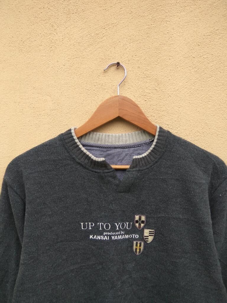 Kansai Yamamoto Kansai Yamamoto sweatshirt Henley neck Size US L / EU 52-54 / 3 - 2 Thumbnail