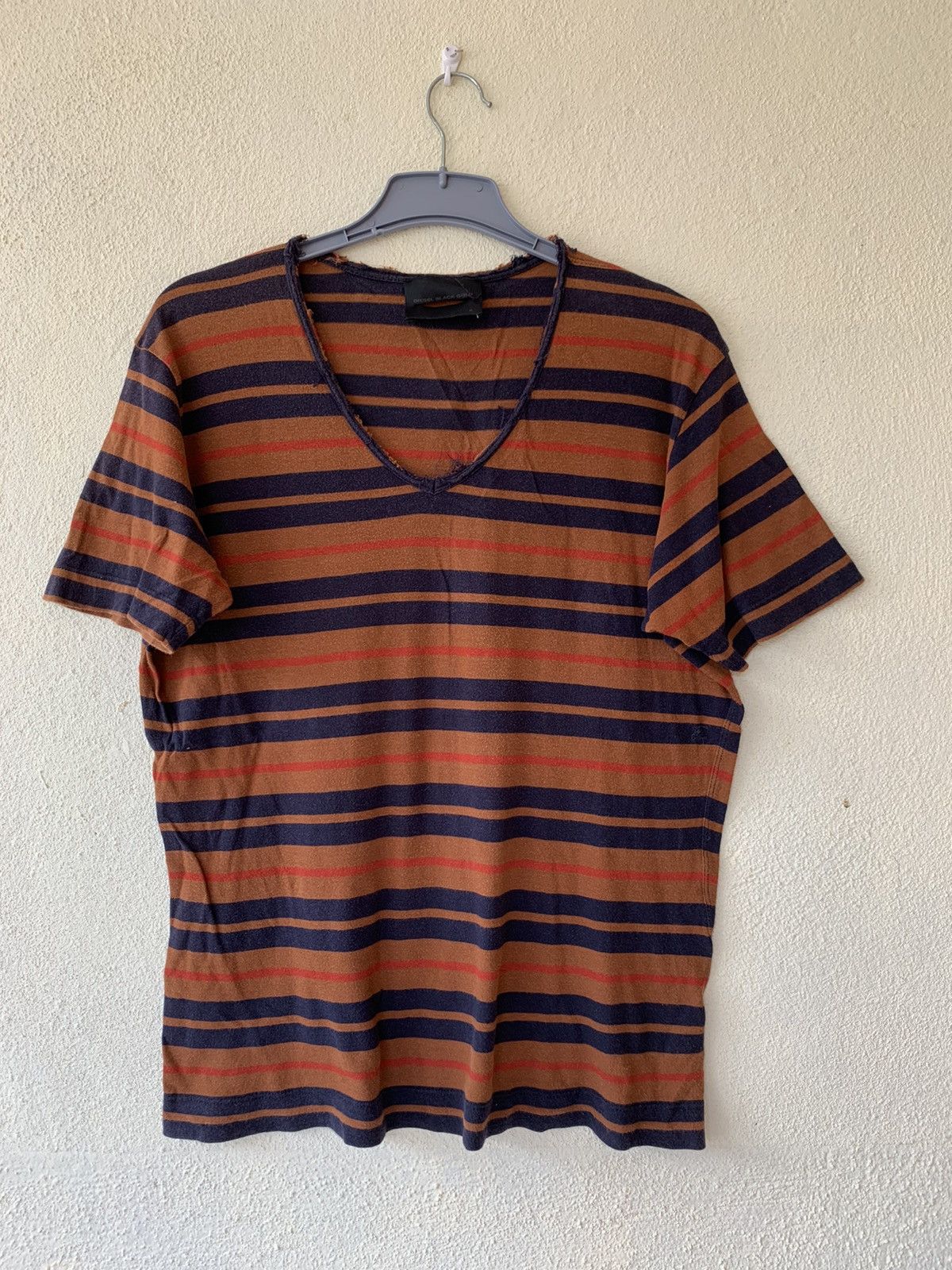 Diesel Black Gold Stripe tee Size US S / EU 44-46 / 1 - 1 Thumbnail