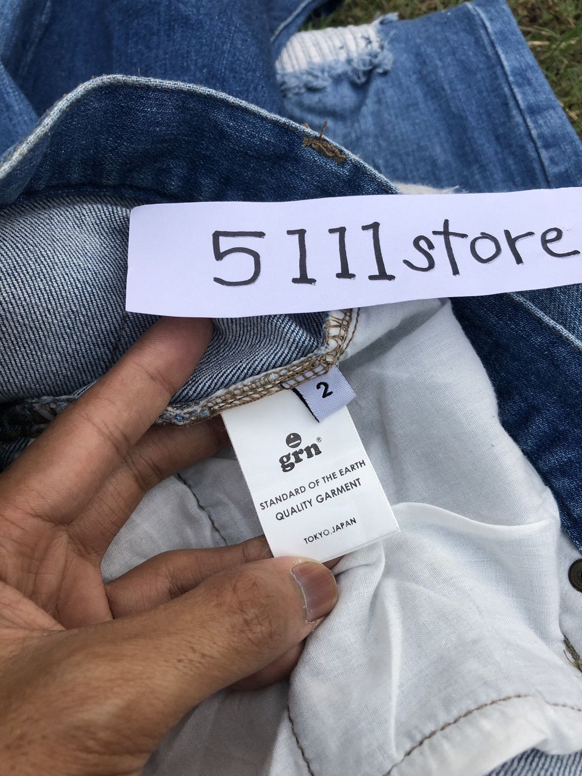 GRN GRN TOKYO SKINNY JEANS Size US 33 - 5 Thumbnail