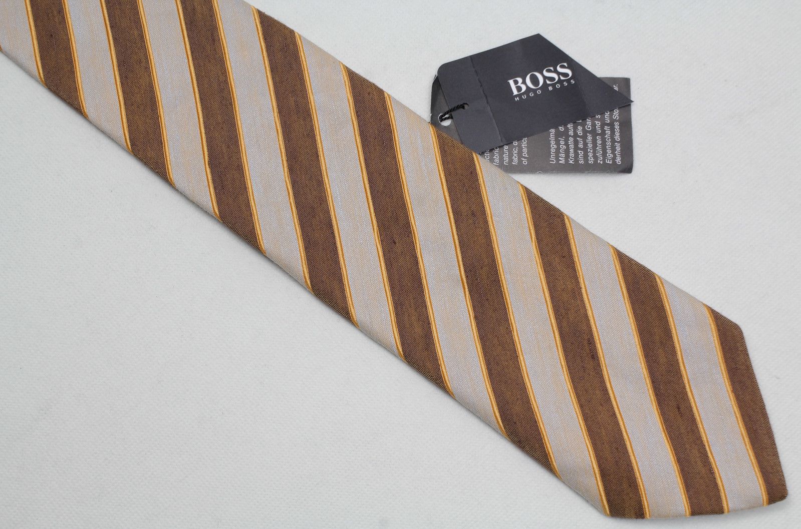 Hugo Boss Hugo Boss Linen Silk Tie Striped New | Grailed