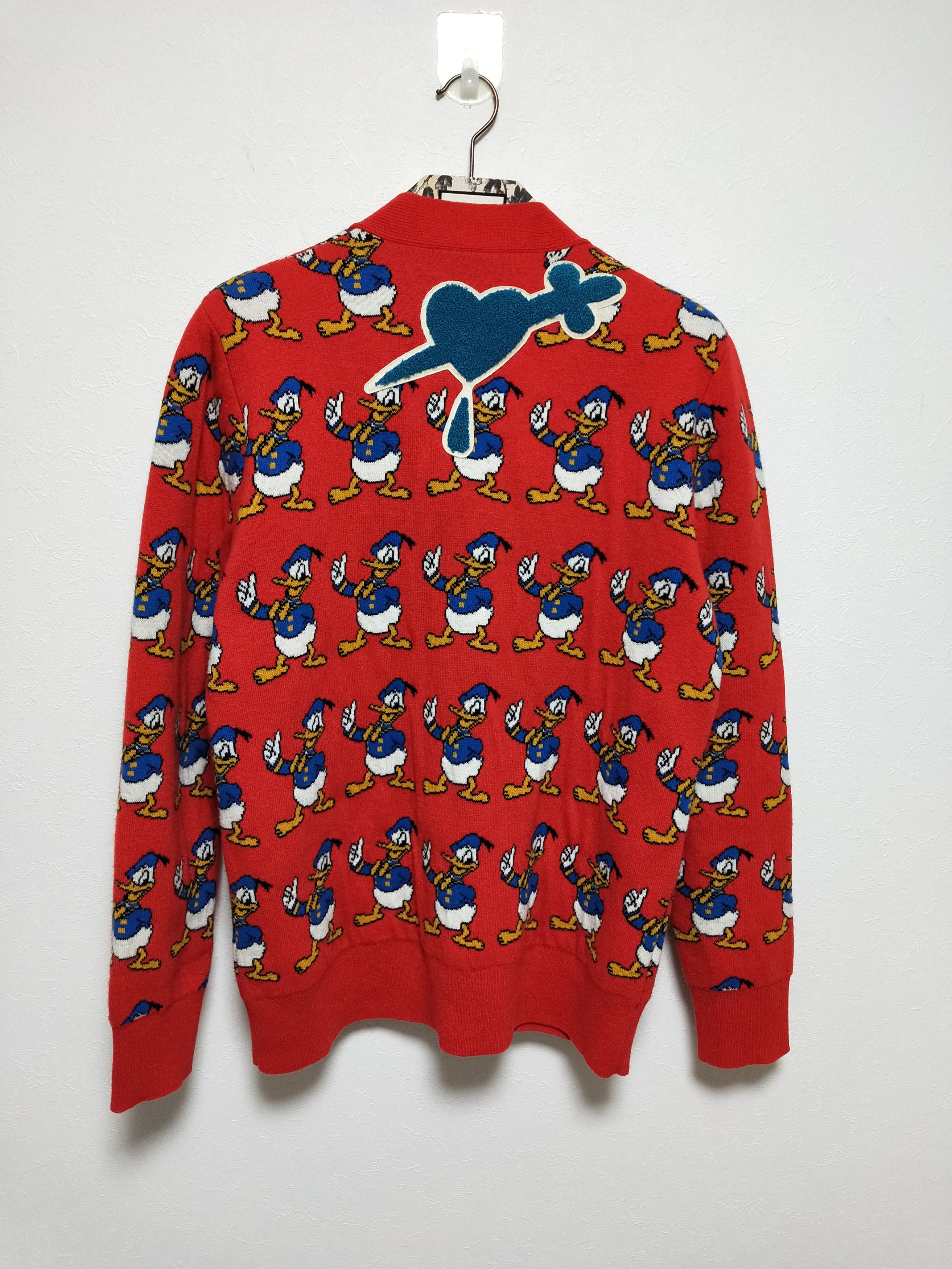 Disney Gucci Donald Duck Jacquard Cardigan Grailed