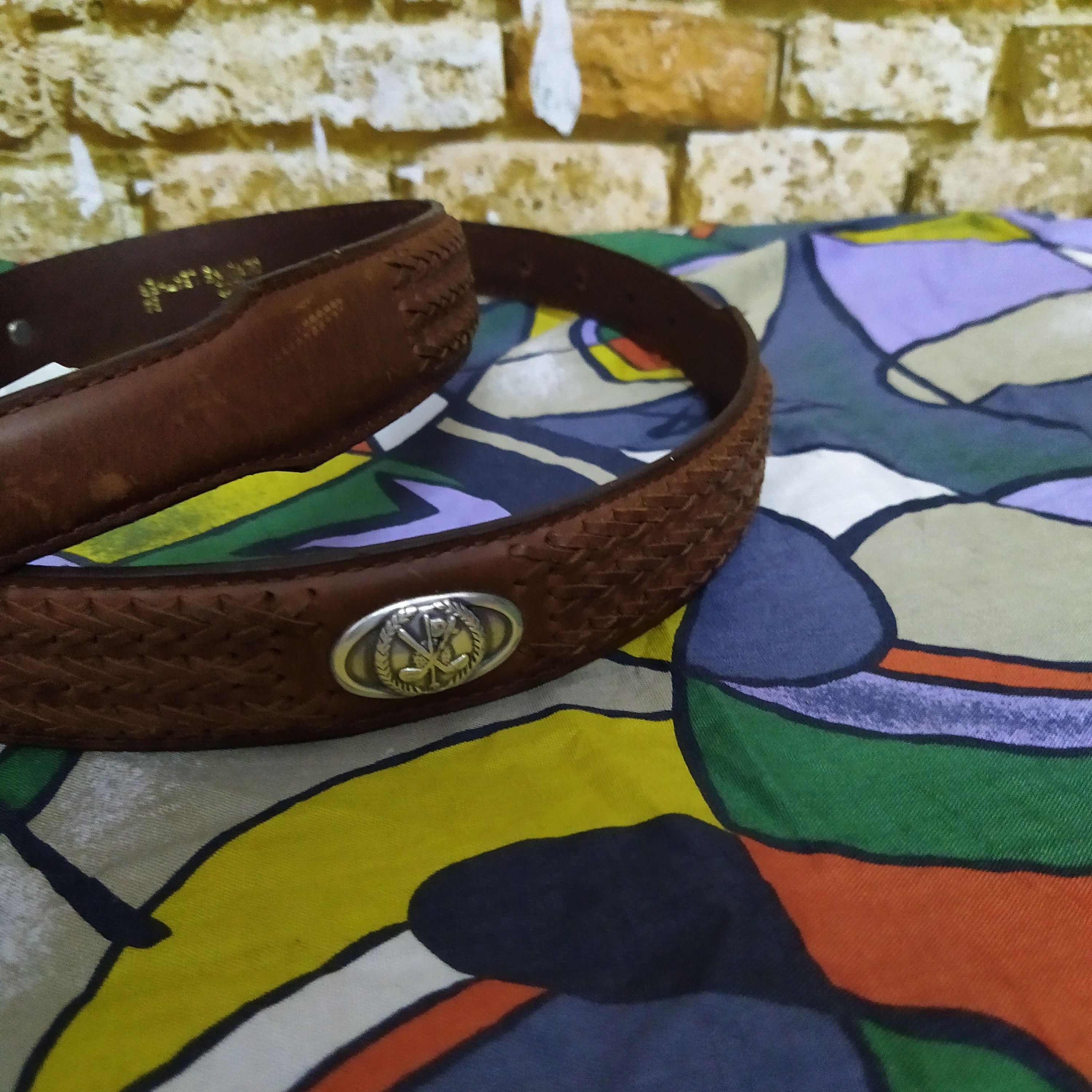 Genuine Leather SENTRY LEATHER CRAFTED BELT (B961) Size ONE SIZE - 3 Thumbnail