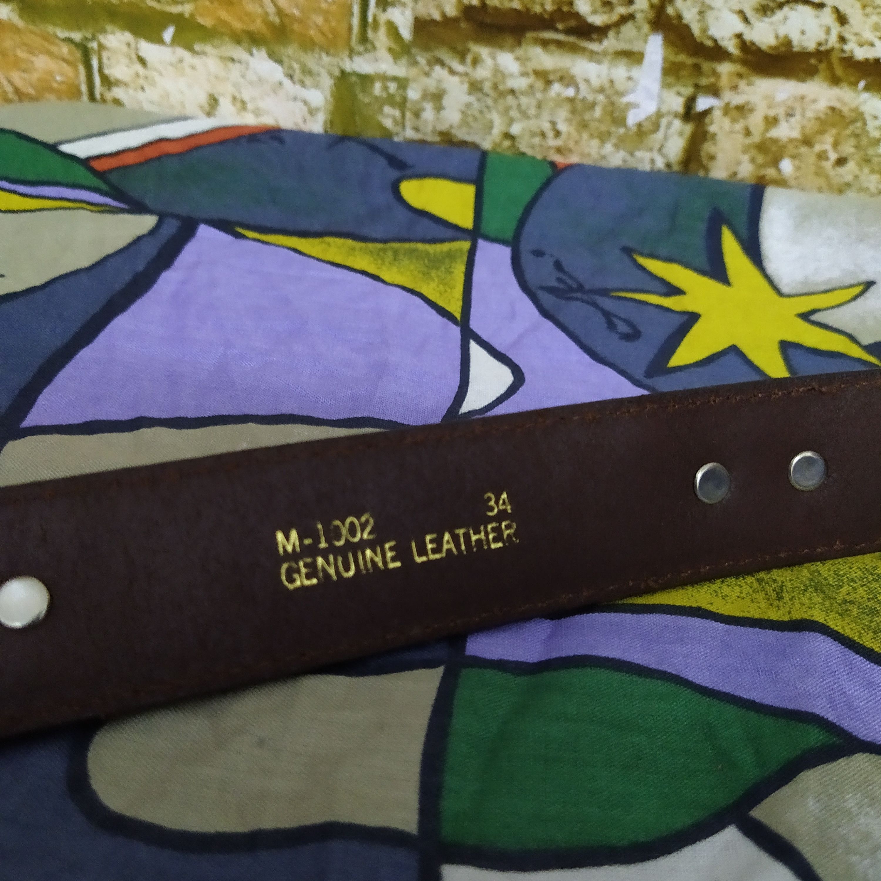 Genuine Leather SENTRY LEATHER CRAFTED BELT (B961) Size ONE SIZE - 5 Thumbnail