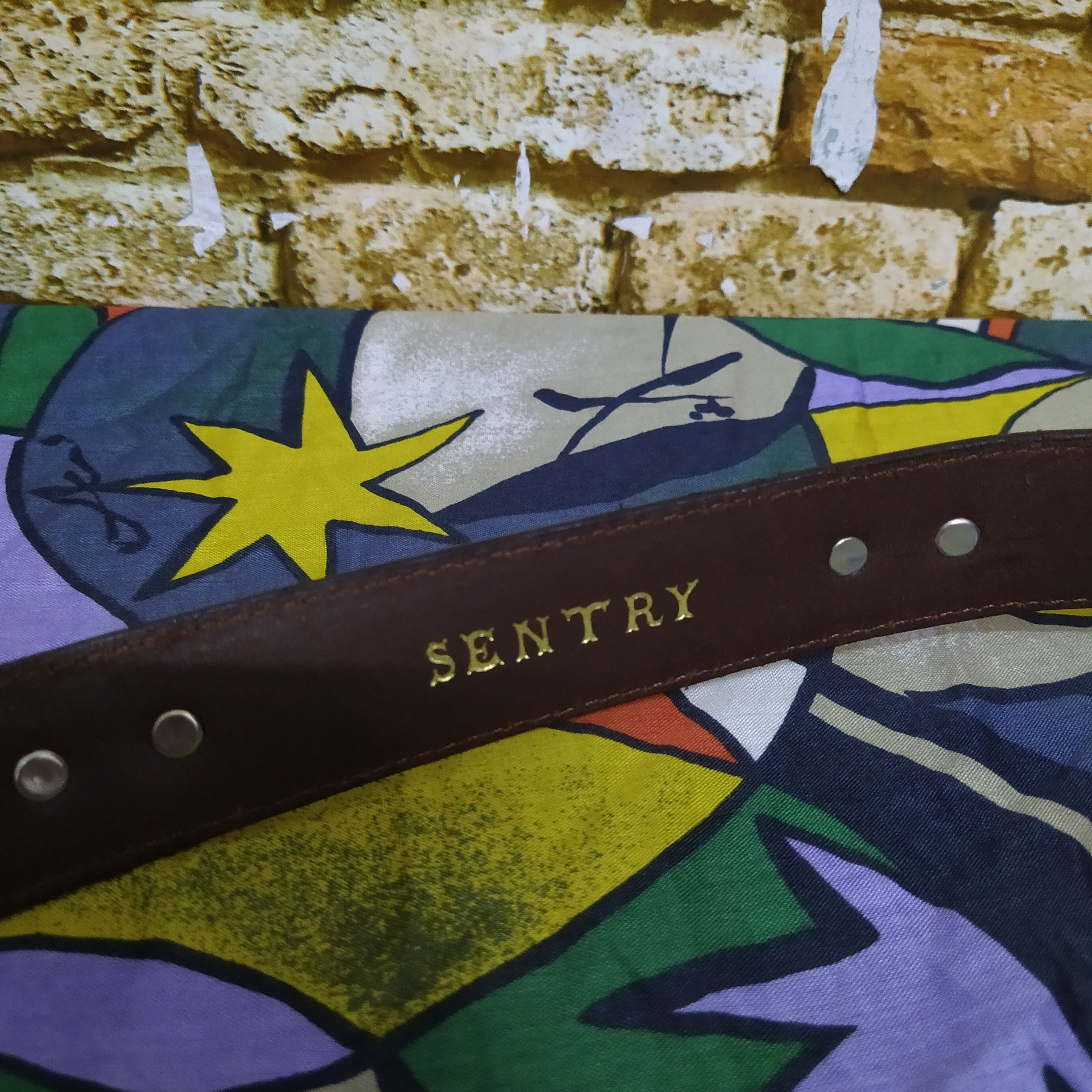Genuine Leather SENTRY LEATHER CRAFTED BELT (B961) Size ONE SIZE - 6 Thumbnail
