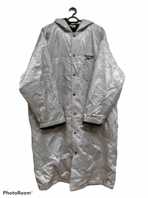 Reebok Vintage Reebok Big Logo Long Jacket Size US L / EU 52-54 / 3 - 2 Thumbnail