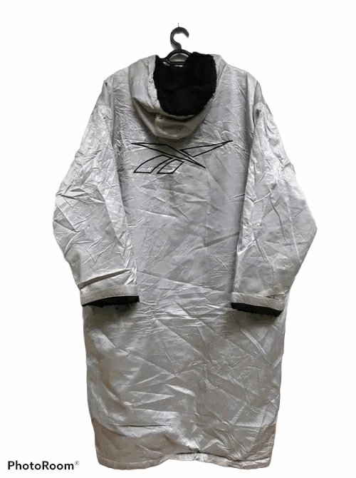 Reebok Vintage Reebok Big Logo Long Jacket Size US L / EU 52-54 / 3 - 1 Thumbnail