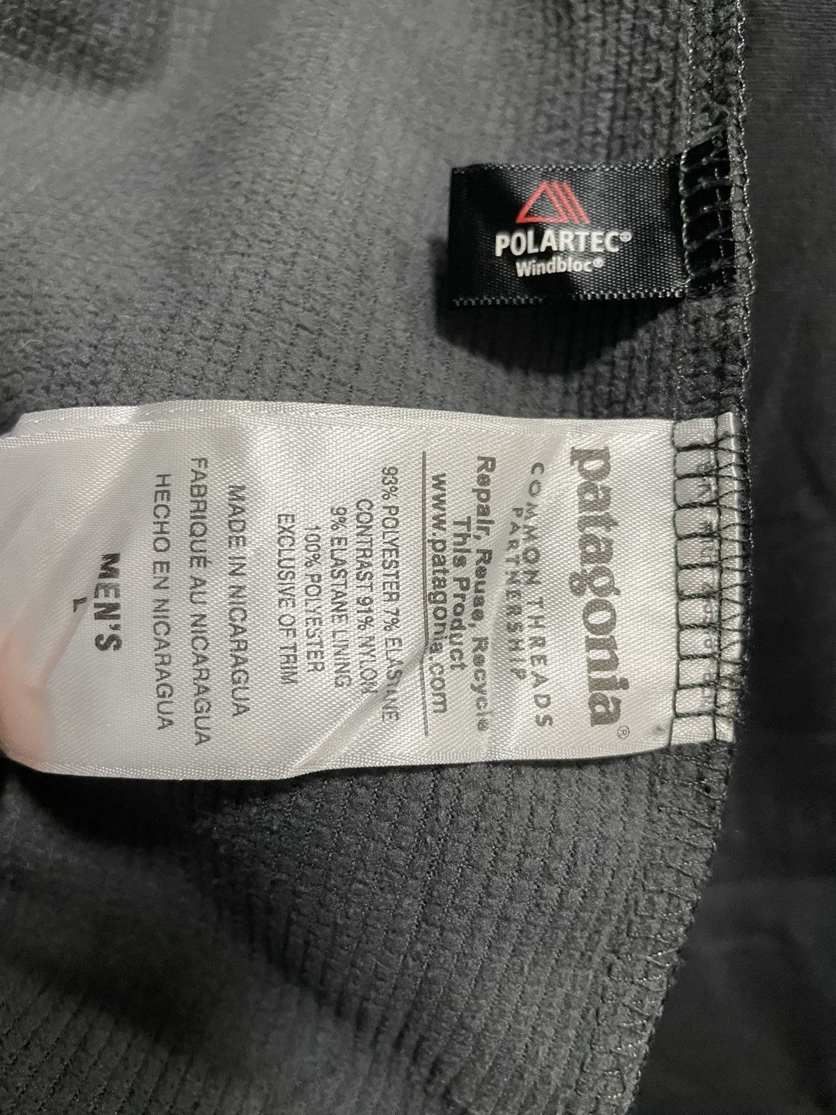 Patagonia × Vintage Patagonia Polartec Windbloc Jacket Size US L / EU 52-54 / 3 - 6 Thumbnail