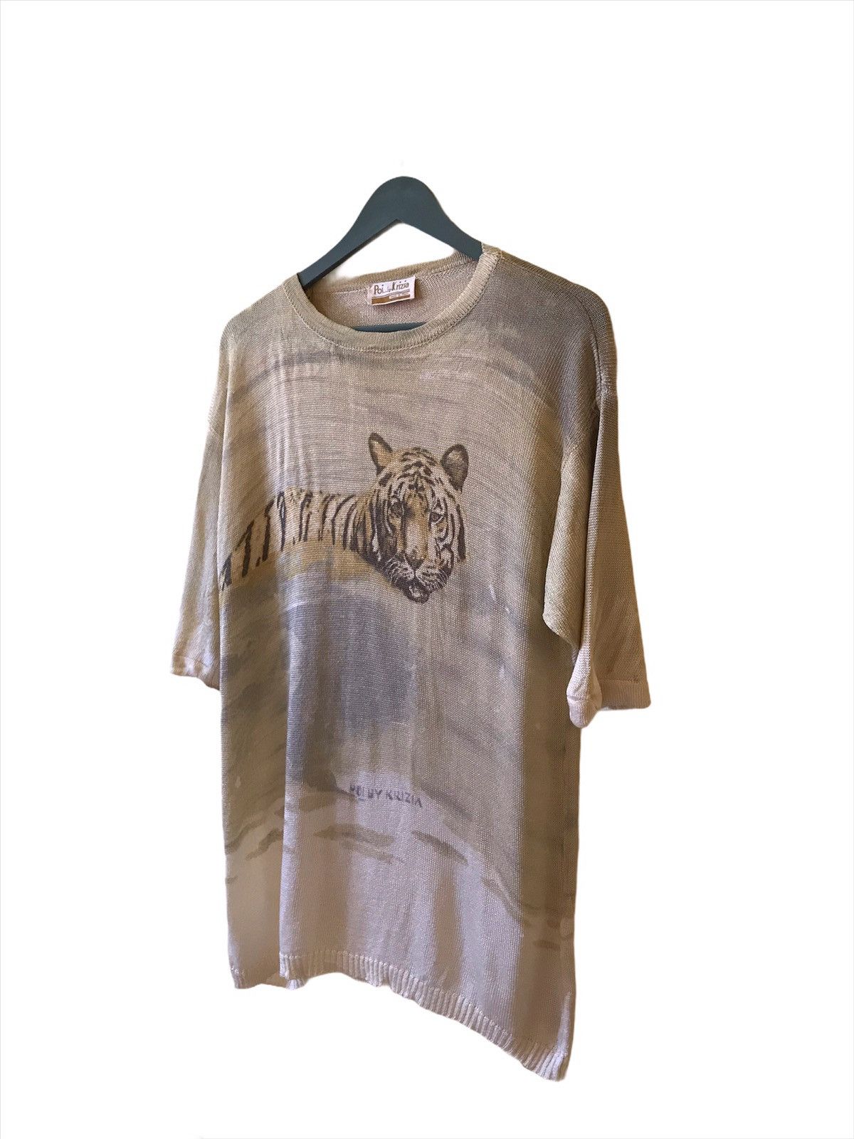 Italian Designers × Krizia Uomo × Luxury Poi by Krizia Tiger 