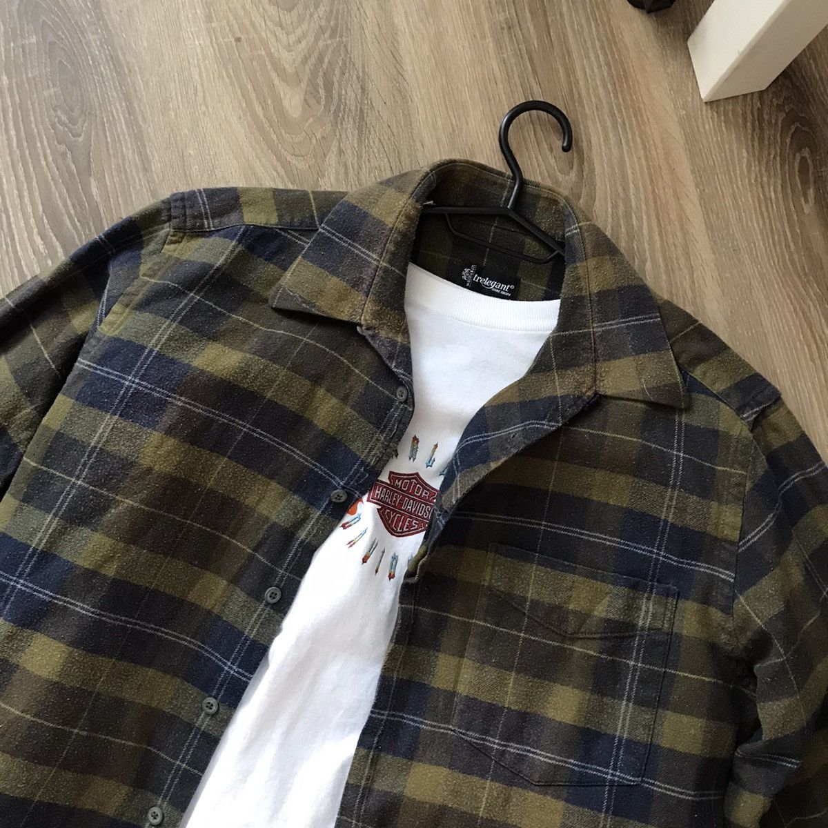Flannel × Vintage Vintage Flannel Shirt Travis Scott Style Size US L / EU 52-54 / 3 - 2 Thumbnail