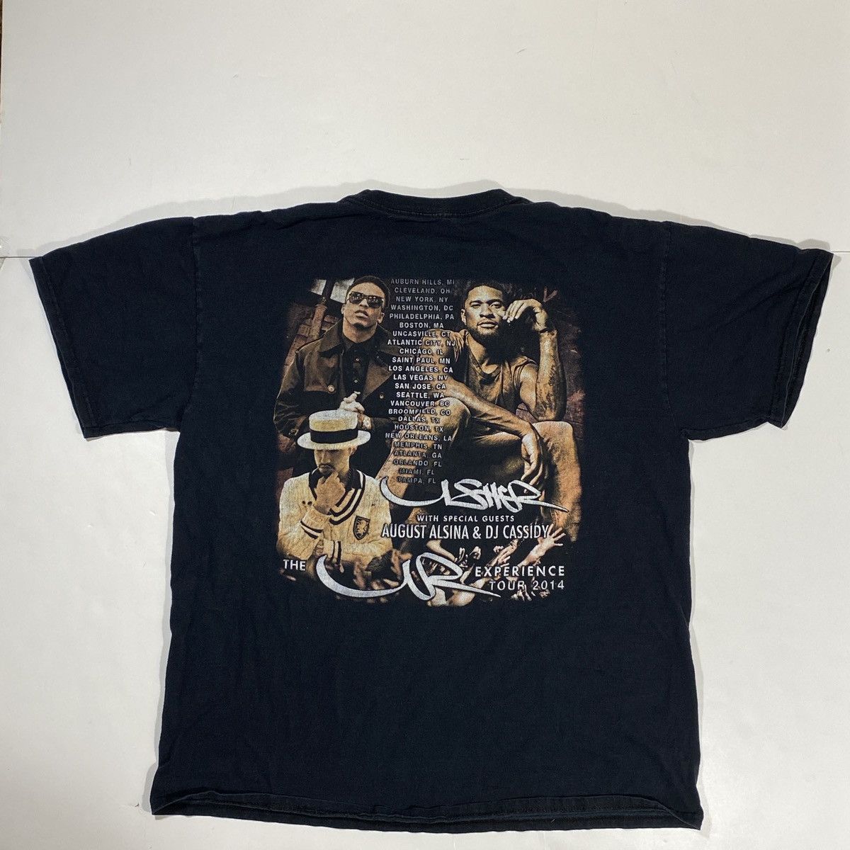 Rap Tees × Vintage Vintage Usher Tour Tee Size US L / EU 52-54 / 3 - 3 Thumbnail