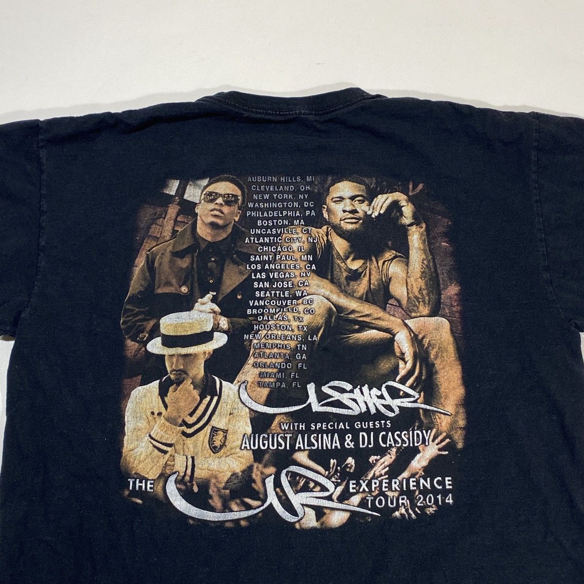 Rap Tees × Vintage Vintage Usher Tour Tee Size US L / EU 52-54 / 3 - 4 Thumbnail