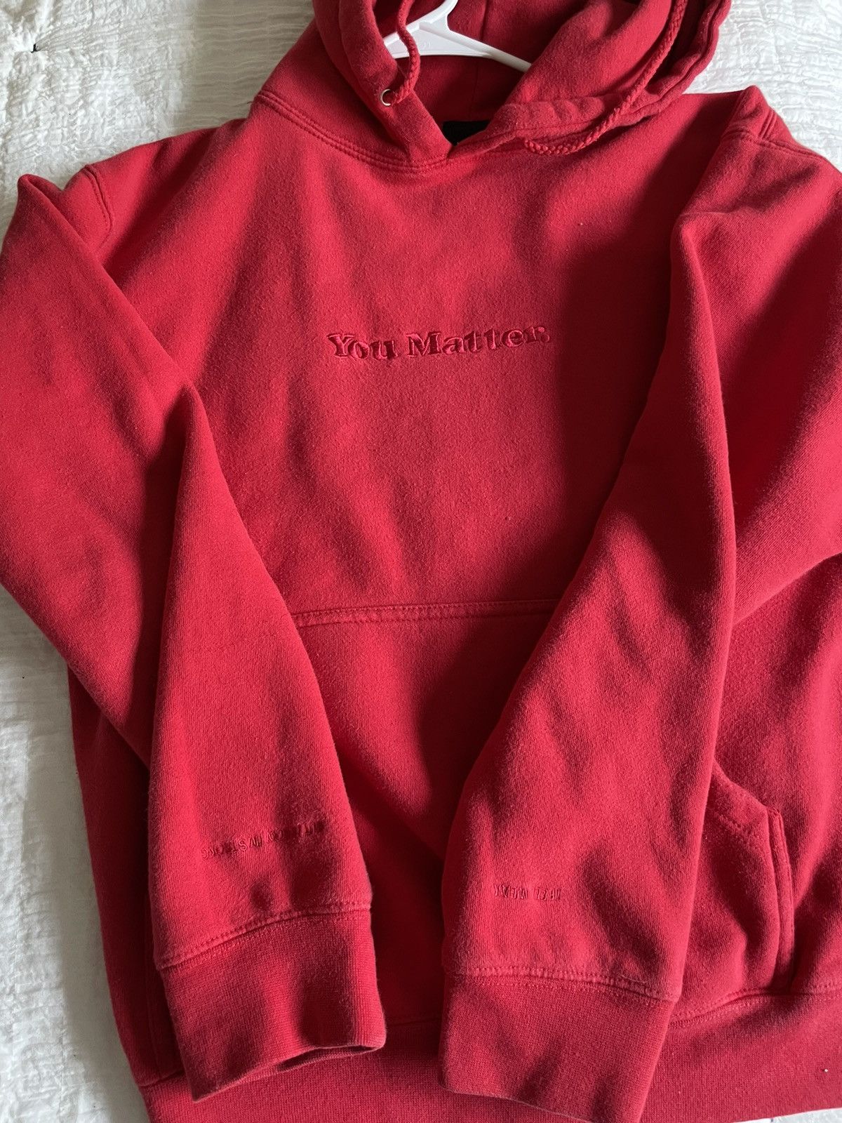 You matter red store hoodie