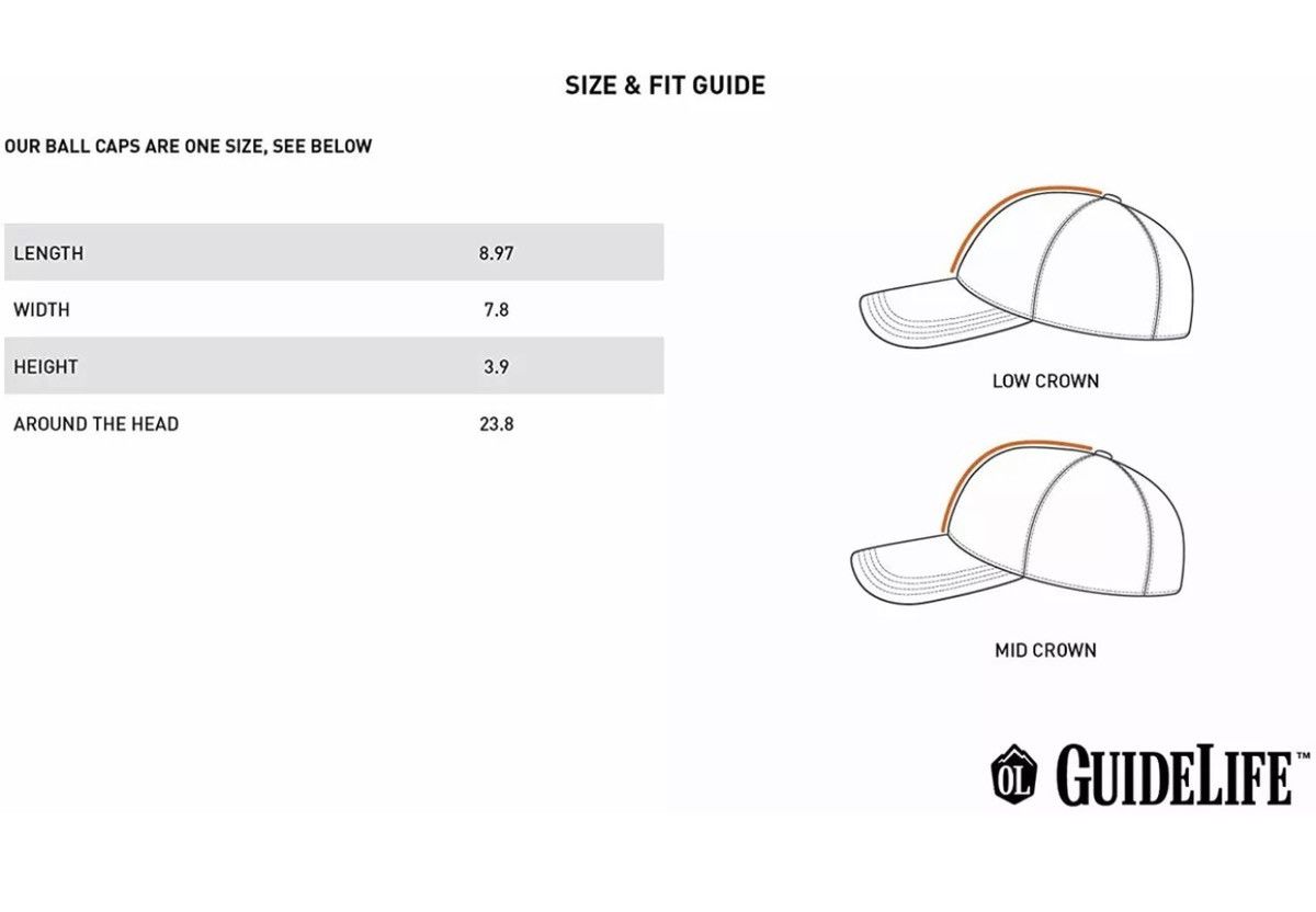 Outdoor Life GuideLife Cap Outdoor Life Logo, MID Profile, Orange Size ONE SIZE - 3 Preview