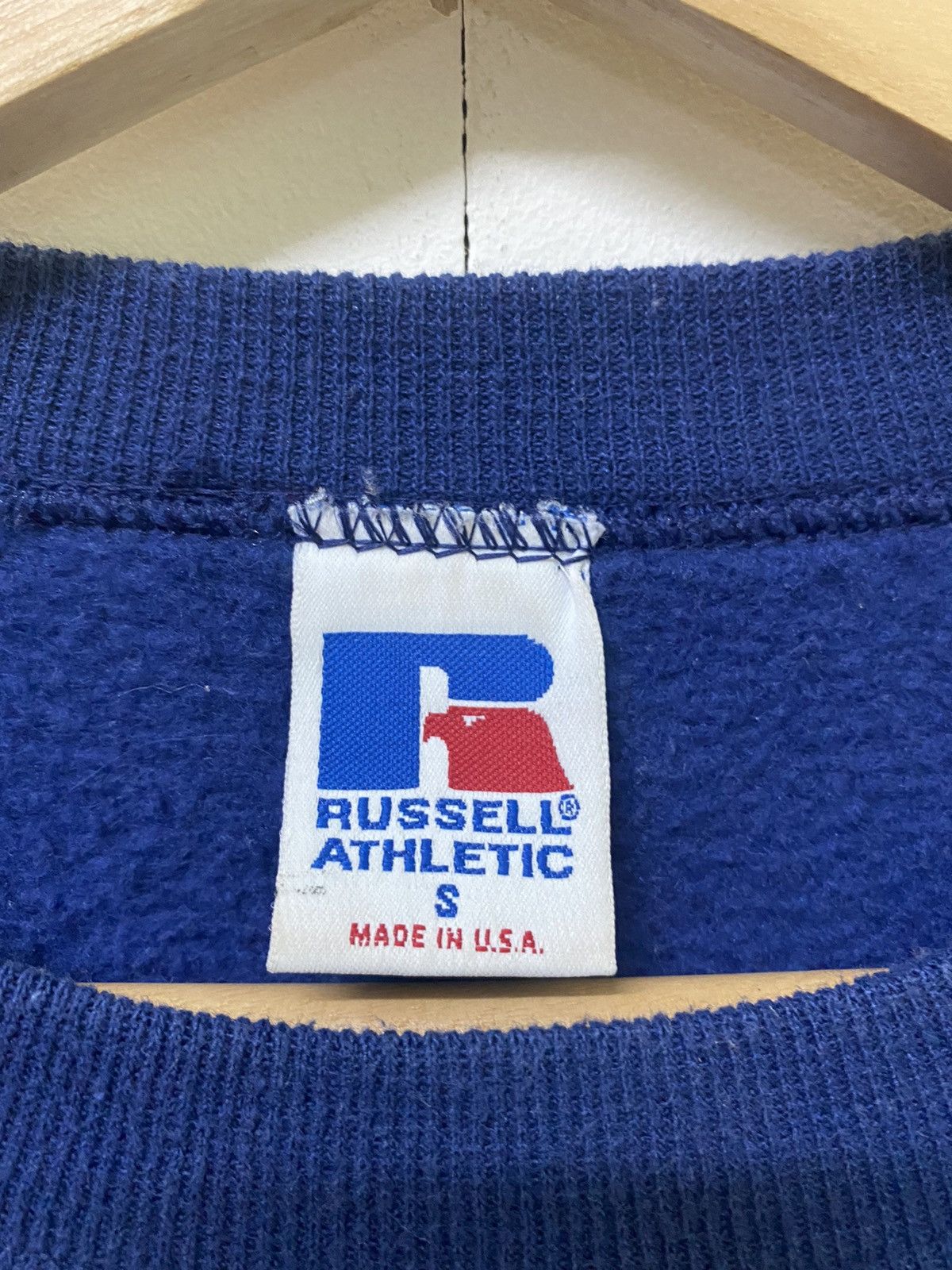 Russell Athletic Vintage Russell Athlentic Crewneck Pullover Plain Blue Small Size US S / EU 44-46 / 1 - 5 Thumbnail