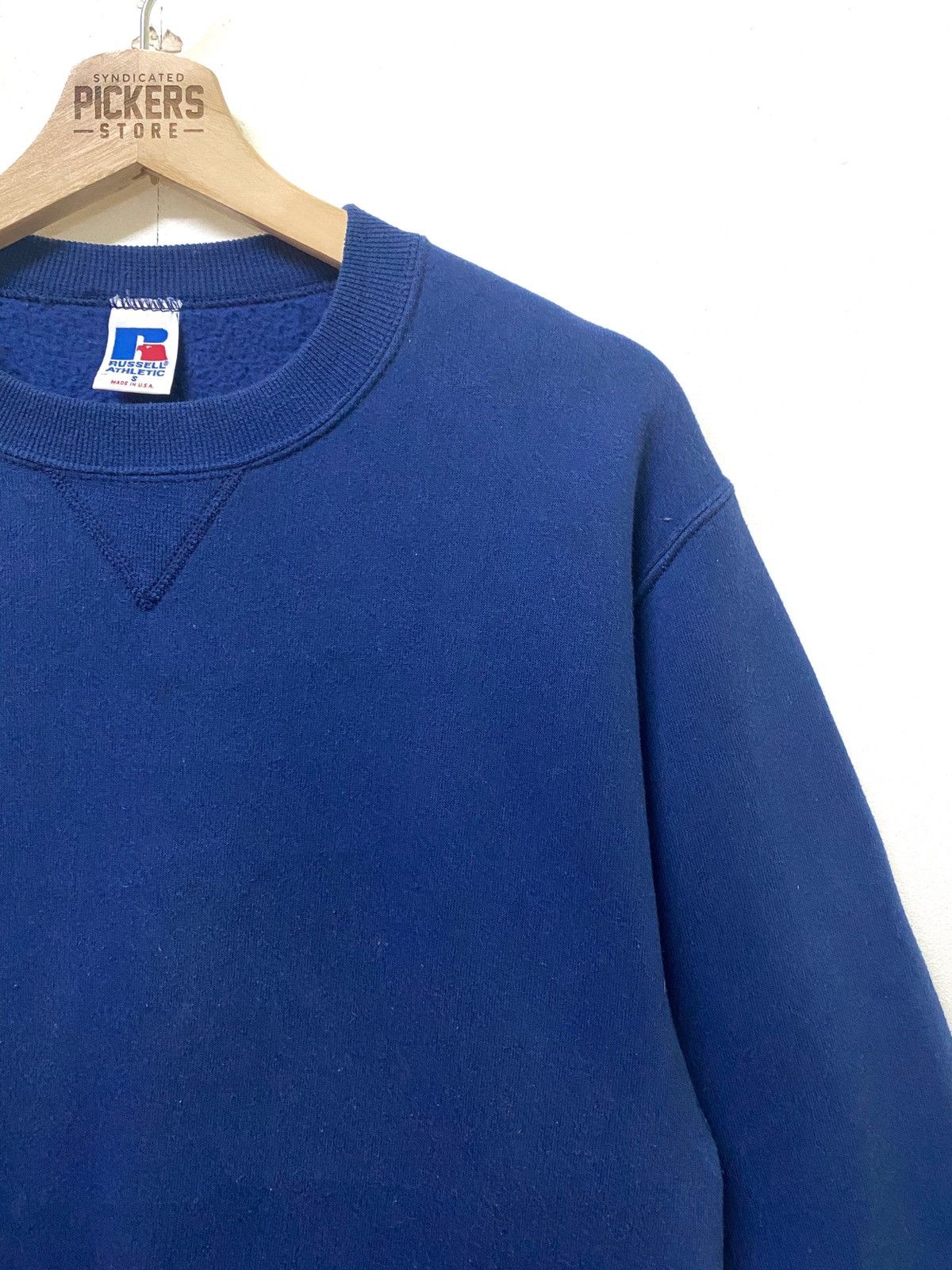 Russell Athletic Vintage Russell Athlentic Crewneck Pullover Plain Blue Small Size US S / EU 44-46 / 1 - 3 Thumbnail