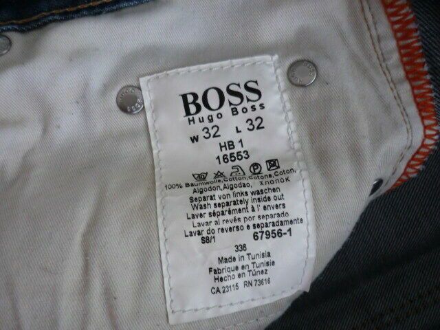 Hugo Boss Button Fly Distressed Jeans | Grailed