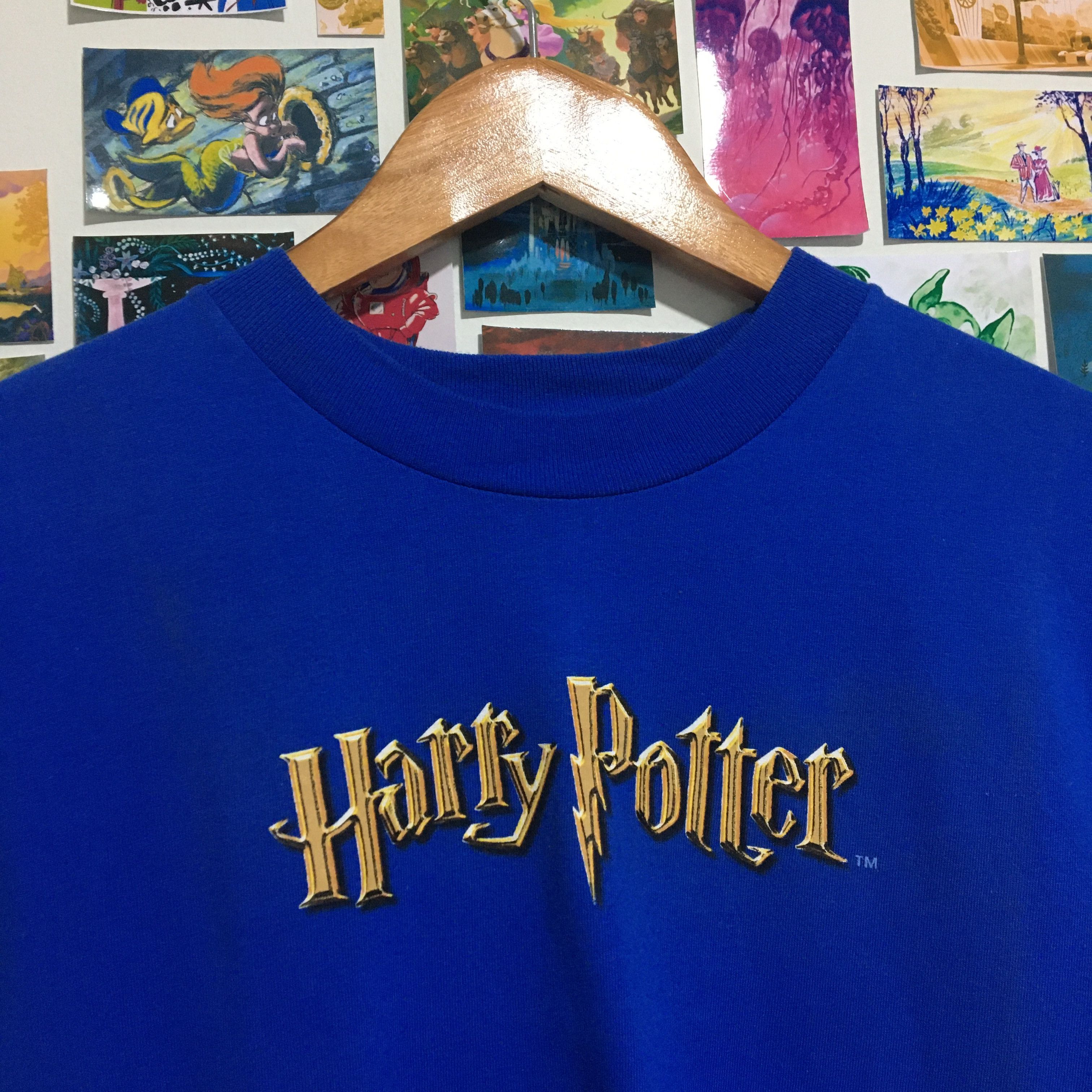 Vintage 2001 Harry Potter Sorcerer's Stone Book Movie Tee Shirt Size US S / EU 44-46 / 1 - 5 Thumbnail