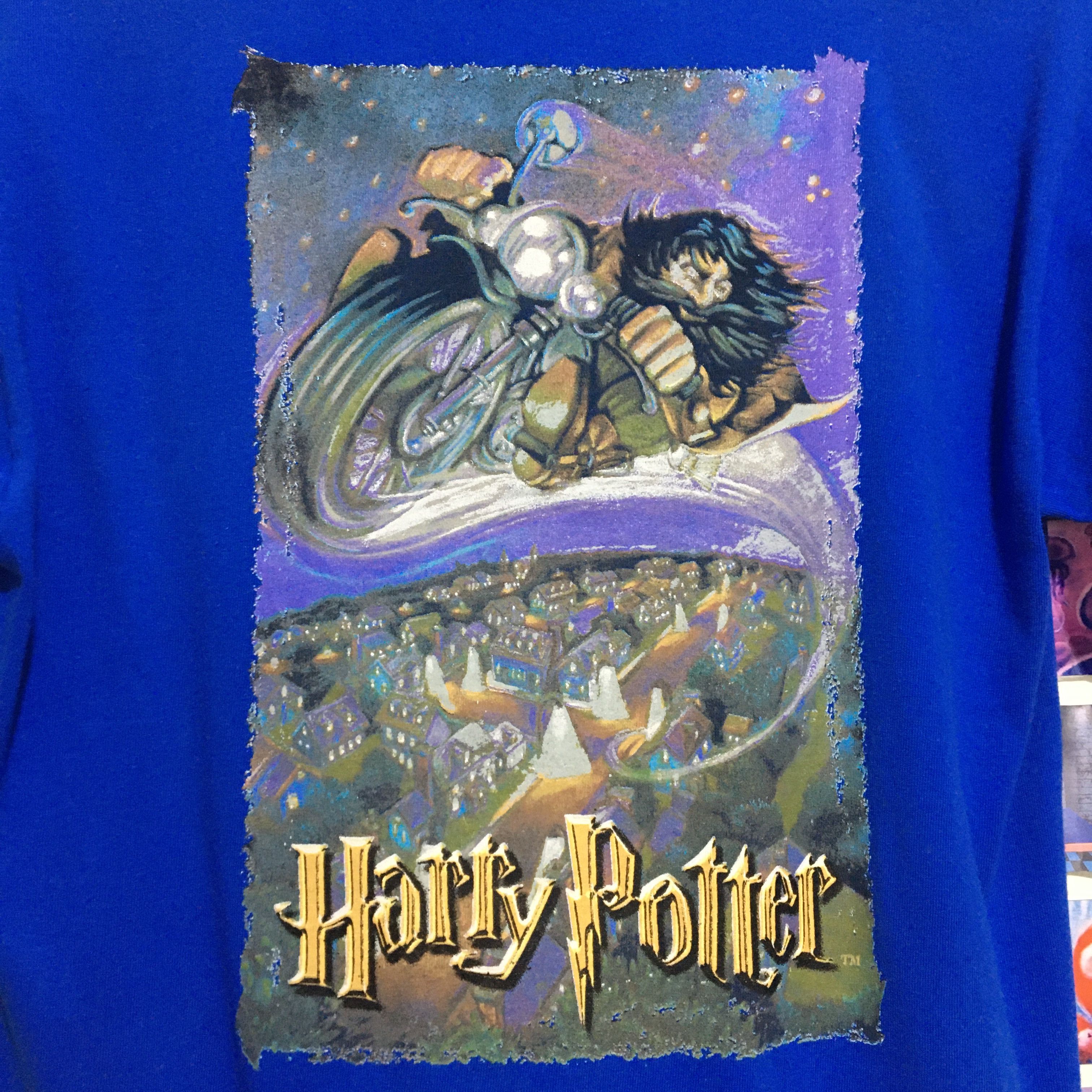 Vintage 2001 Harry Potter Sorcerer's Stone Book Movie Tee Shirt Size US S / EU 44-46 / 1 - 3 Thumbnail