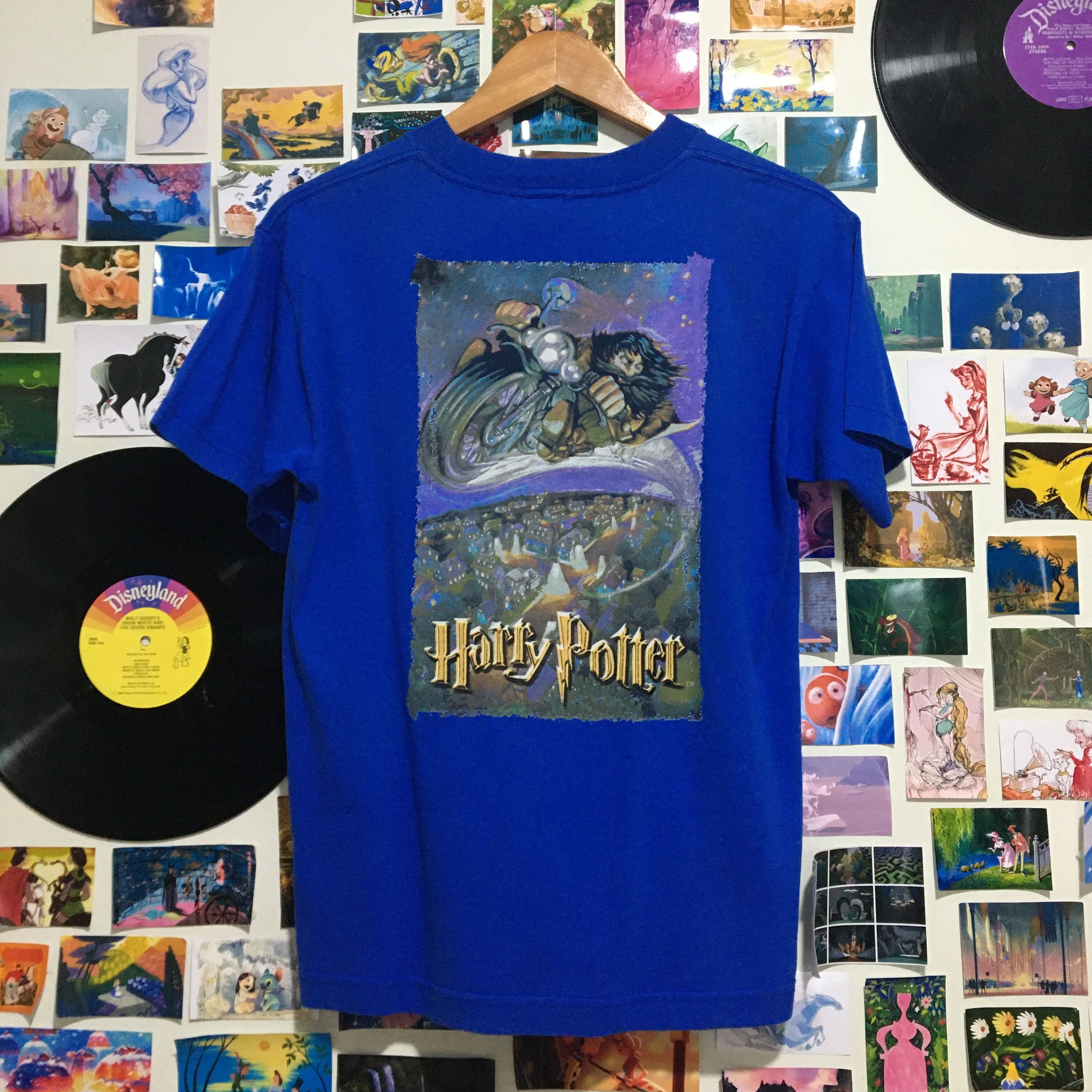 Vintage 2001 Harry Potter Sorcerer's Stone Book Movie Tee Shirt Size US S / EU 44-46 / 1 - 2 Thumbnail