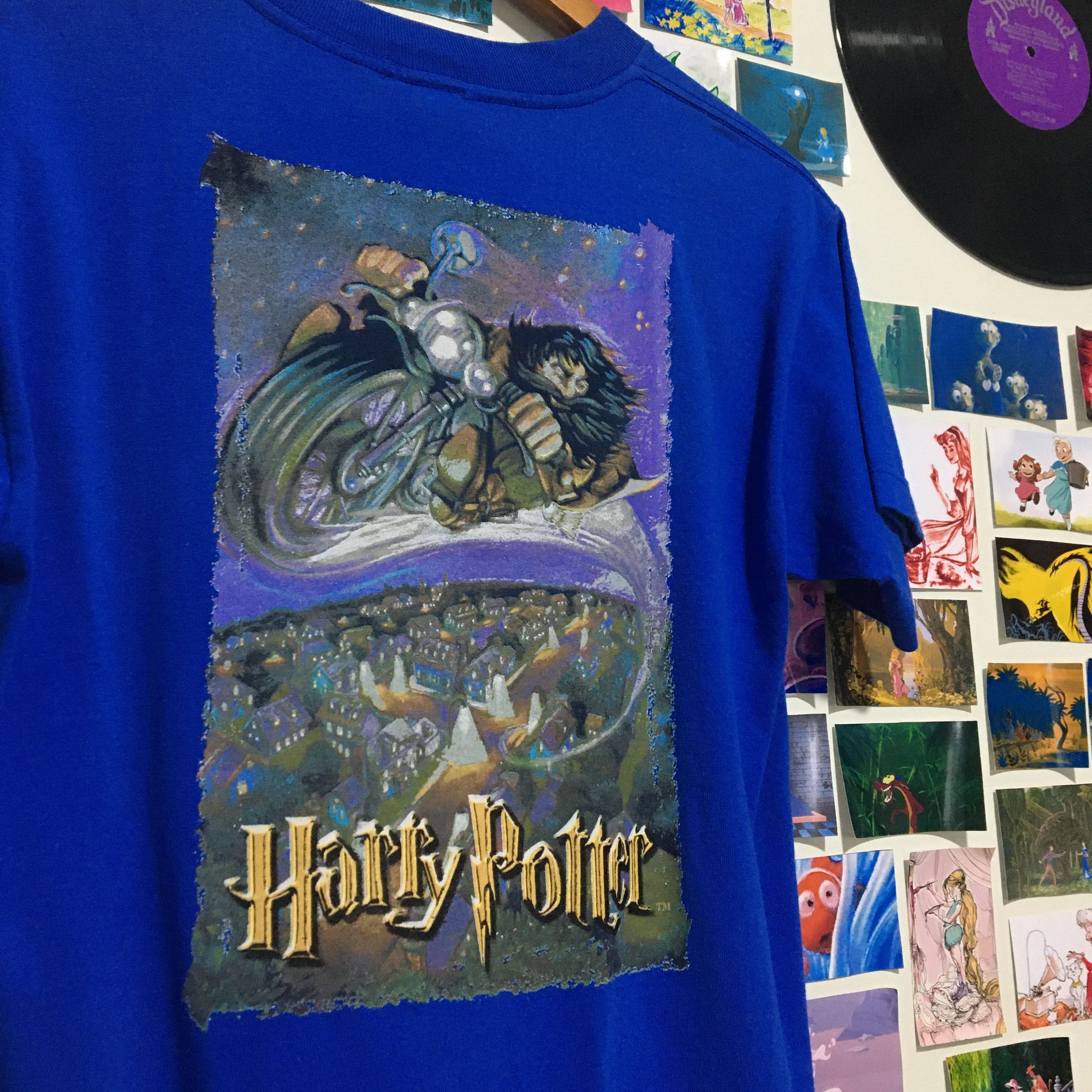 Vintage 2001 Harry Potter Sorcerer's Stone Book Movie Tee Shirt Size US S / EU 44-46 / 1 - 1 Thumbnail