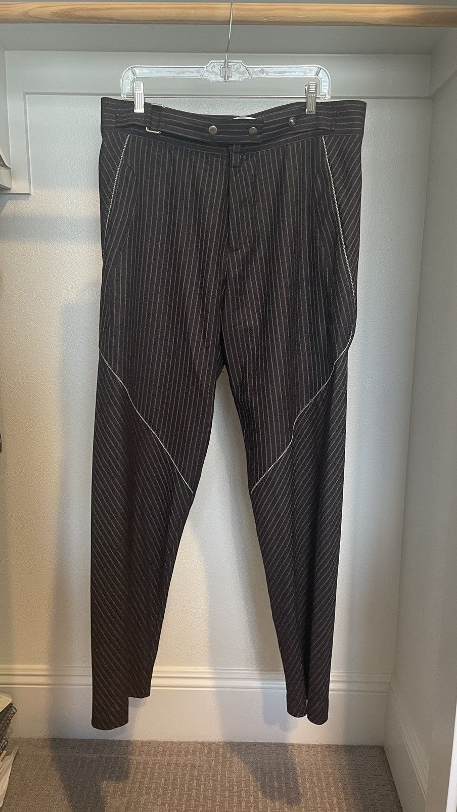 Kiko Kostadinov 07 burgundy Rex trouser Size US 36 / EU 52 - 2 Thumbnail